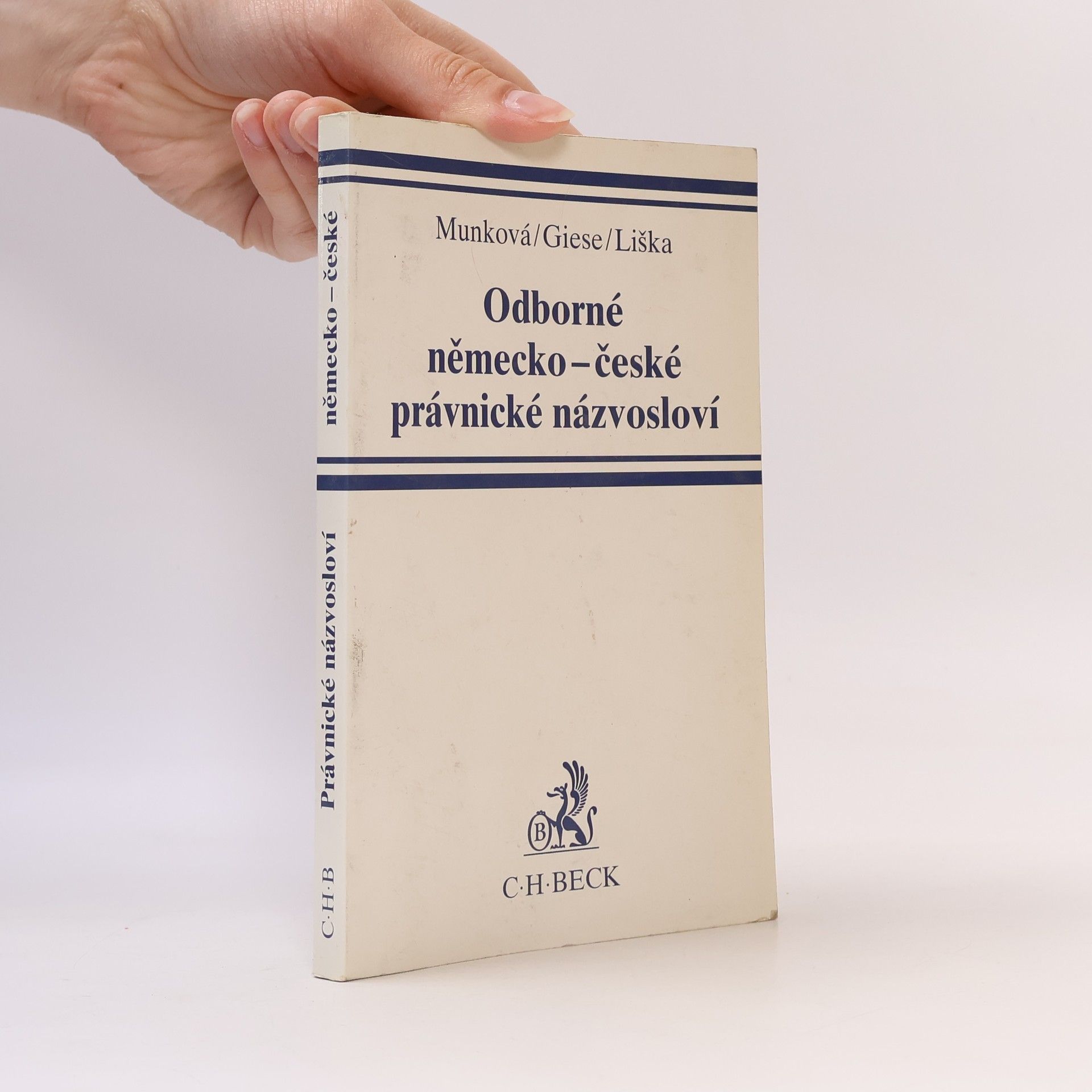 Ernst Giese Odborné německo-české právnické názvosloví