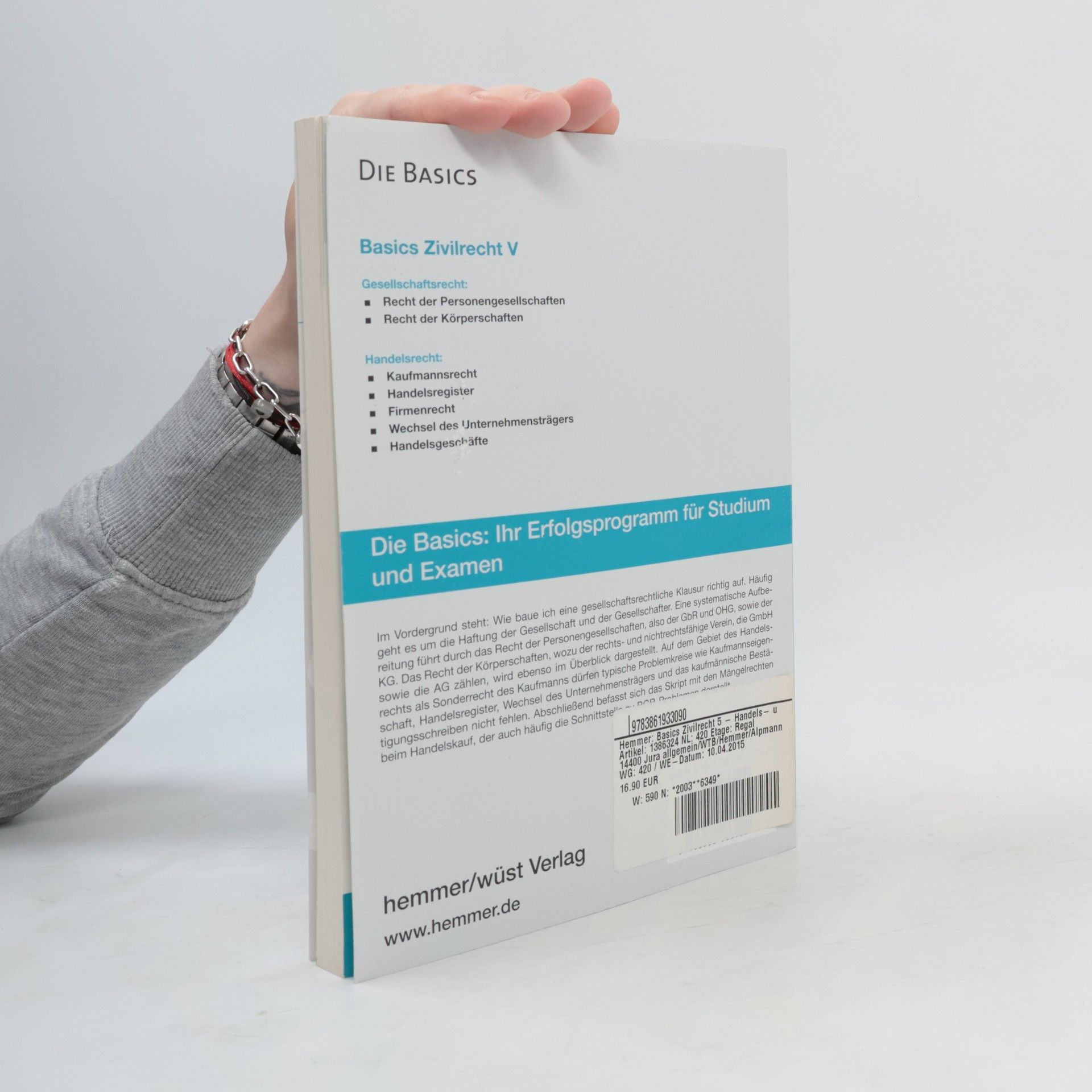 Karl-Edmund Hemmer Basics Zivilrecht