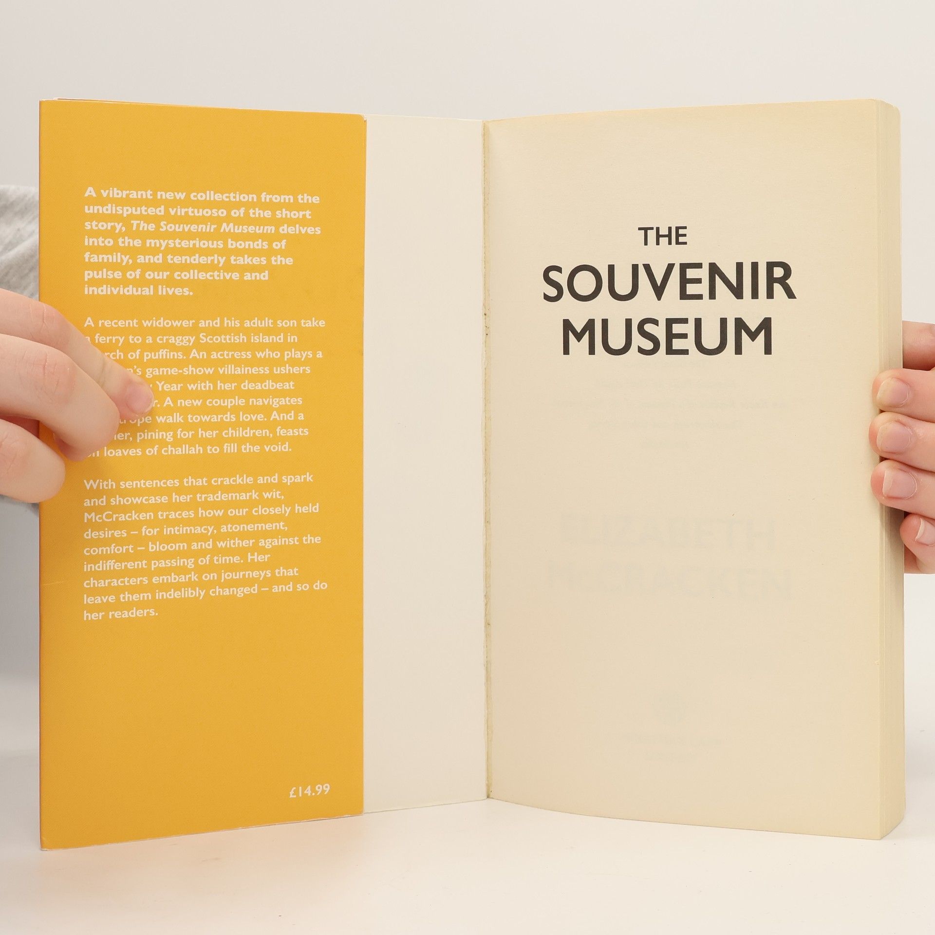 Elizabeth McCracken The Souvenir Museum