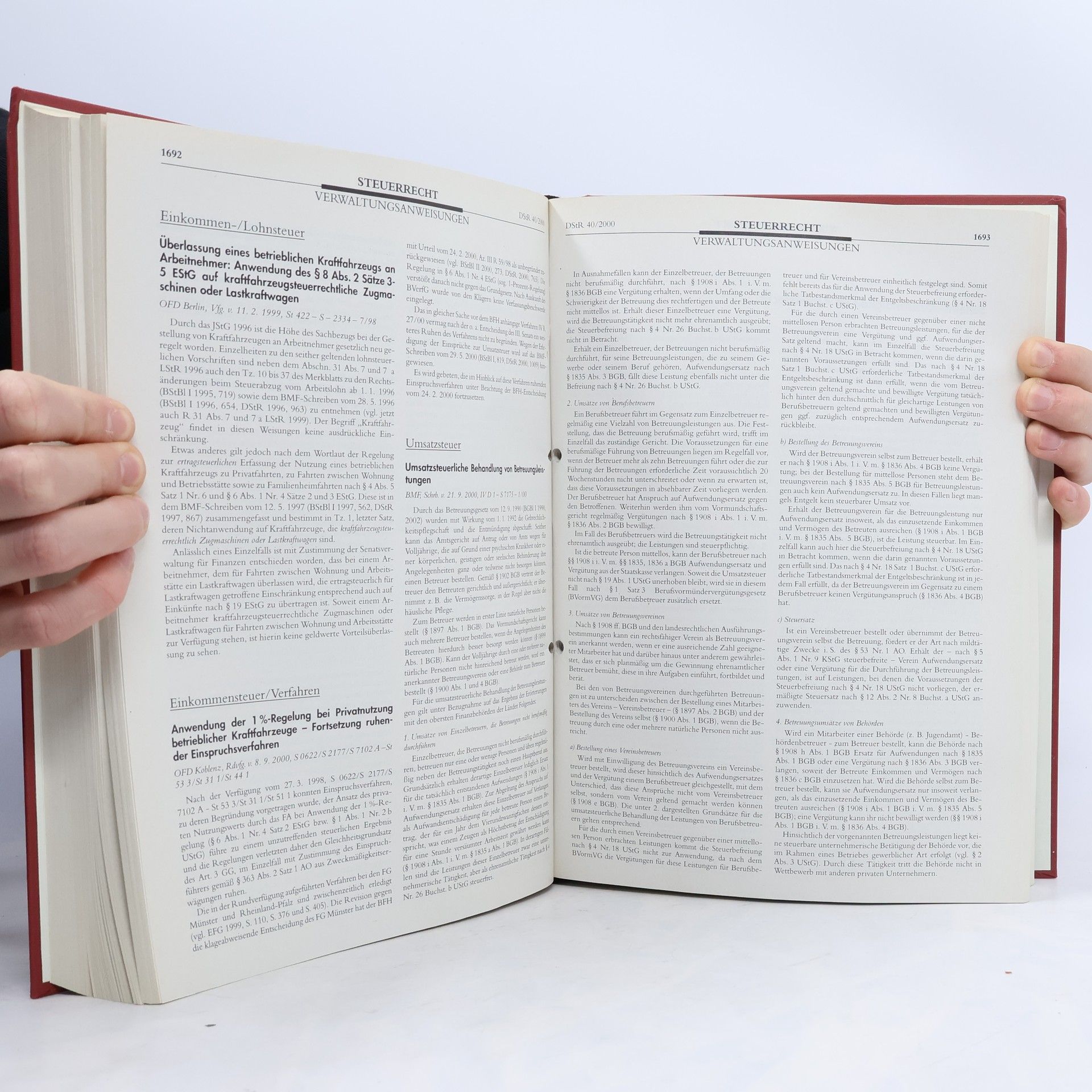 Collectif d'auteurs Deutsches Steuerrecht 2000/II