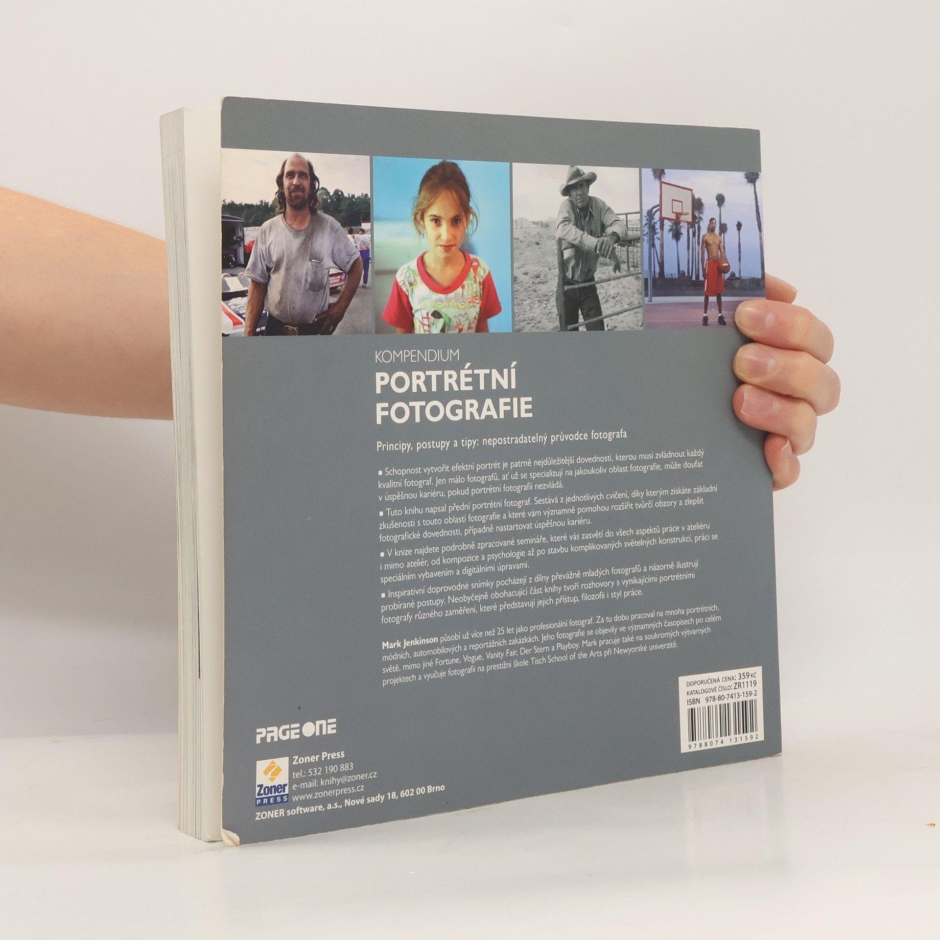 Mark Jenkinson Kompendium portrétní fotografie