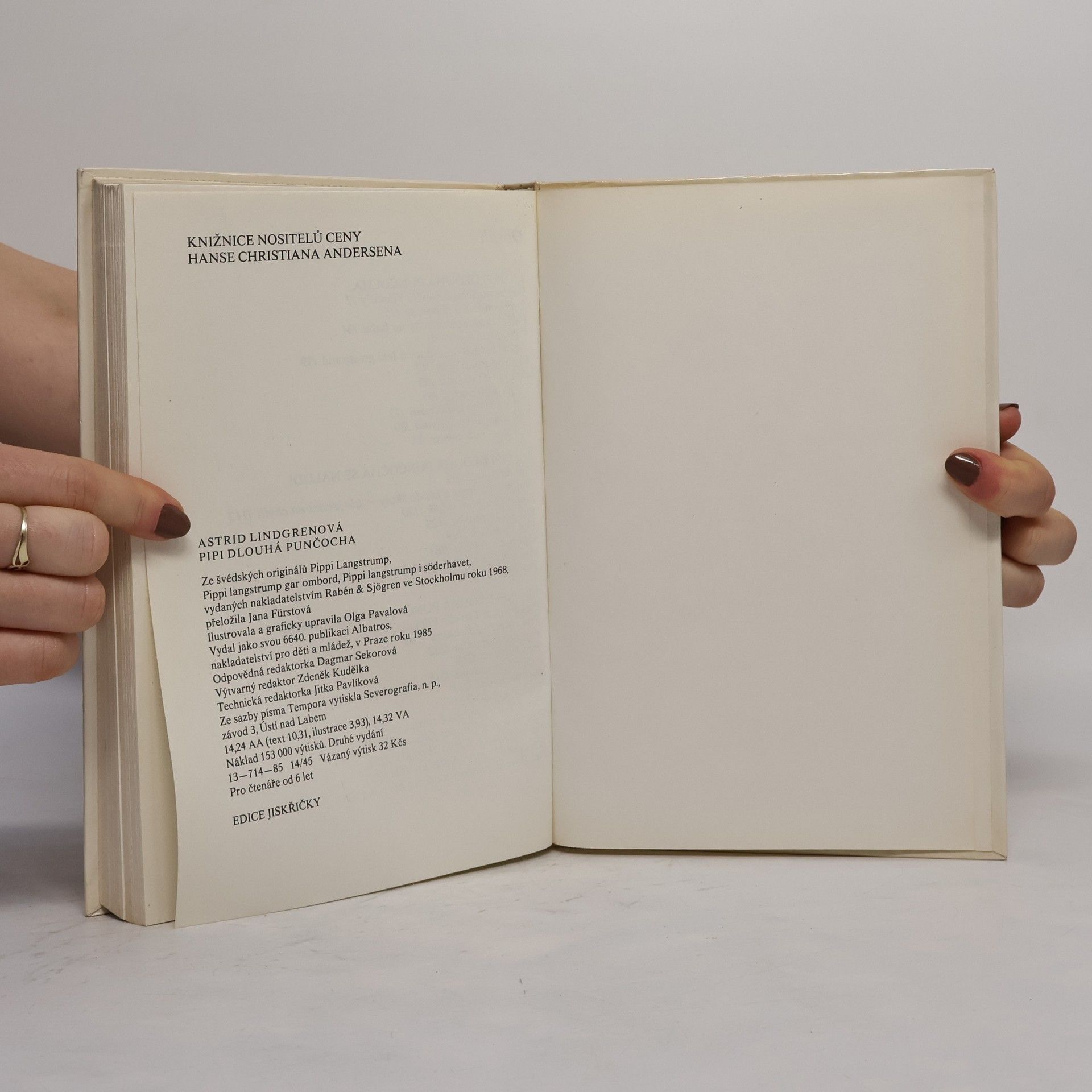 Astrid Lindgrenová Pipi Dlouhá punčocha