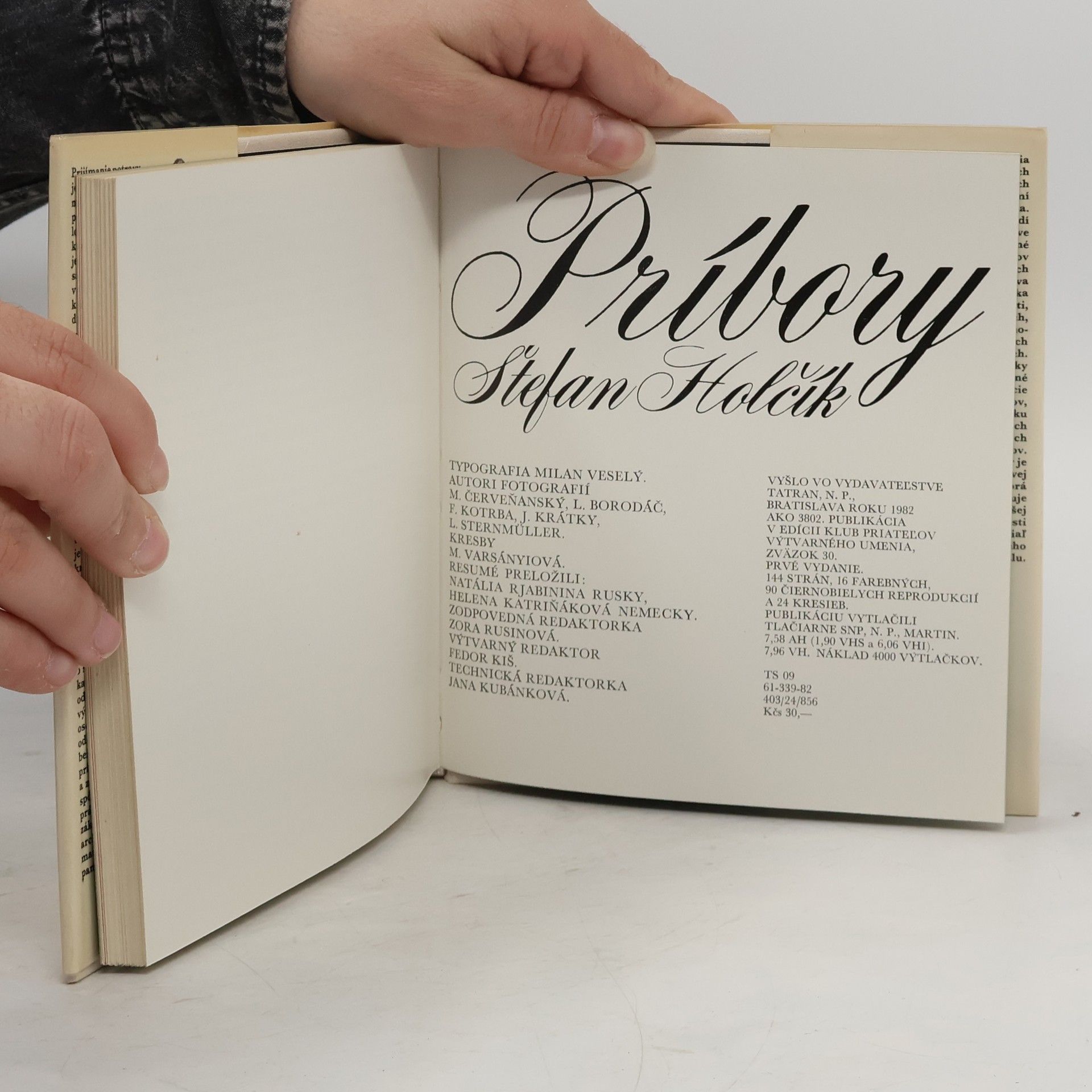 Štefan Holčík Príbory