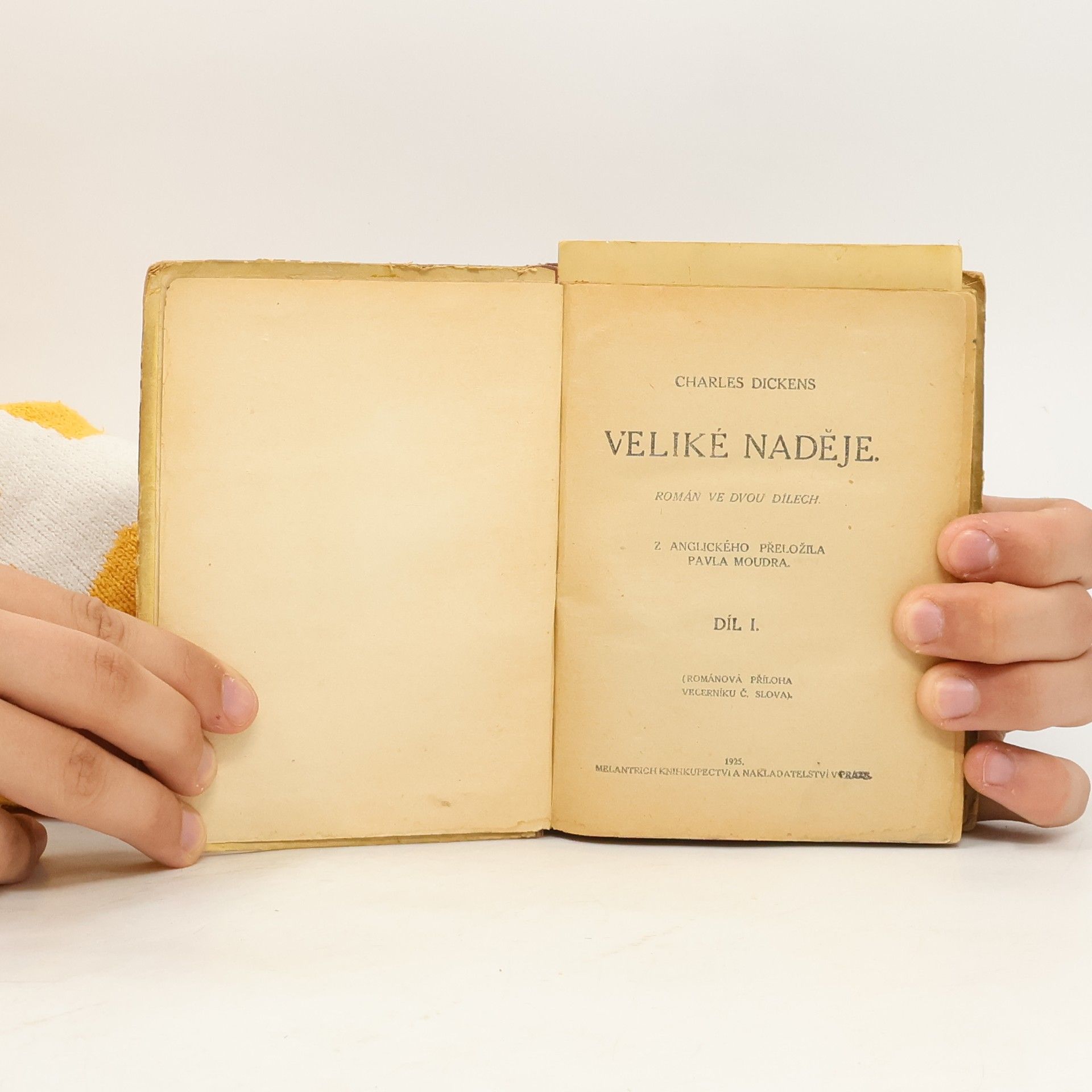 Charles Dickens Veliké naděje, díl 1.