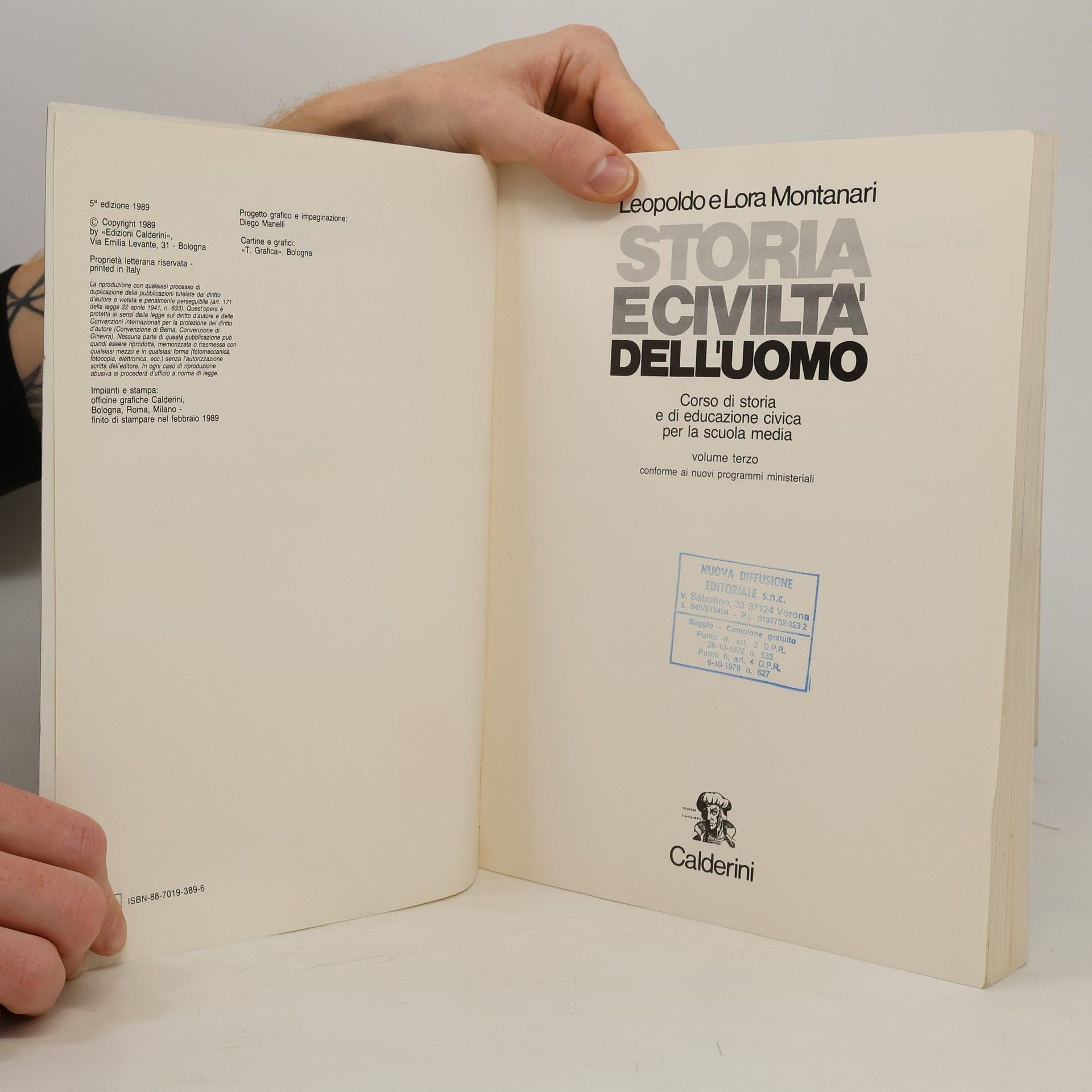 Leopoldo Montanari Storia e civiltà dell'uomo