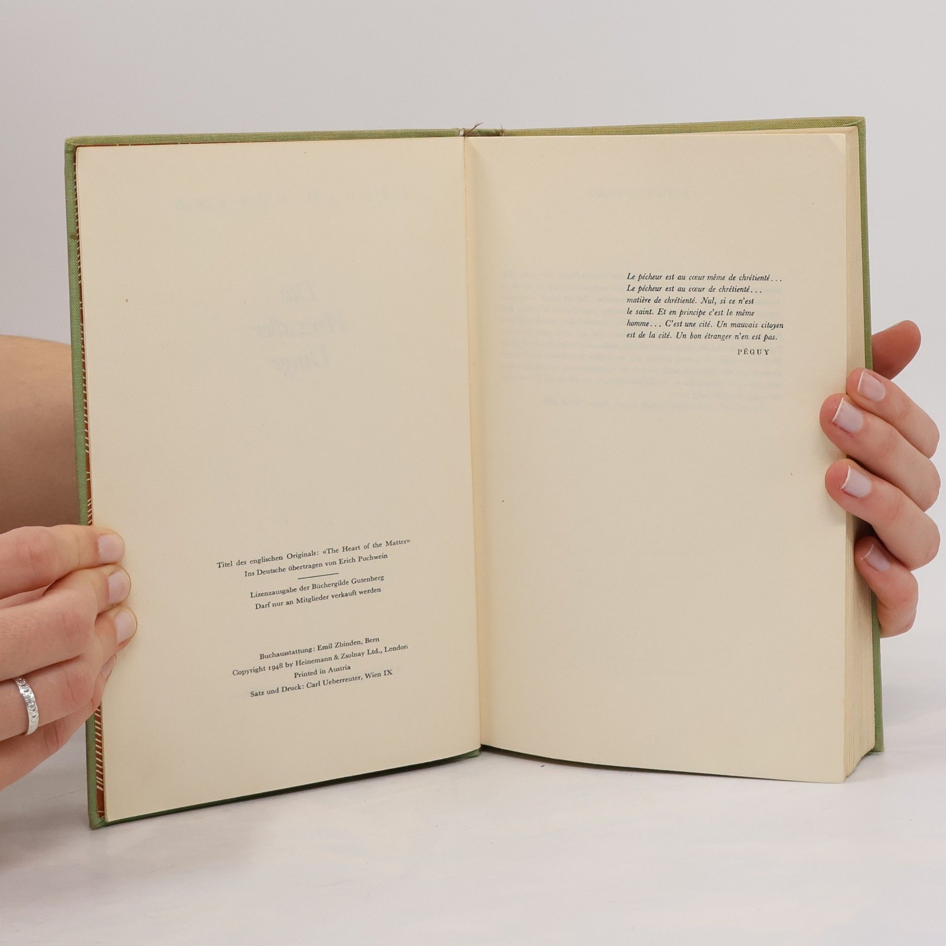 Graham Greene Das Herz aller Dinge