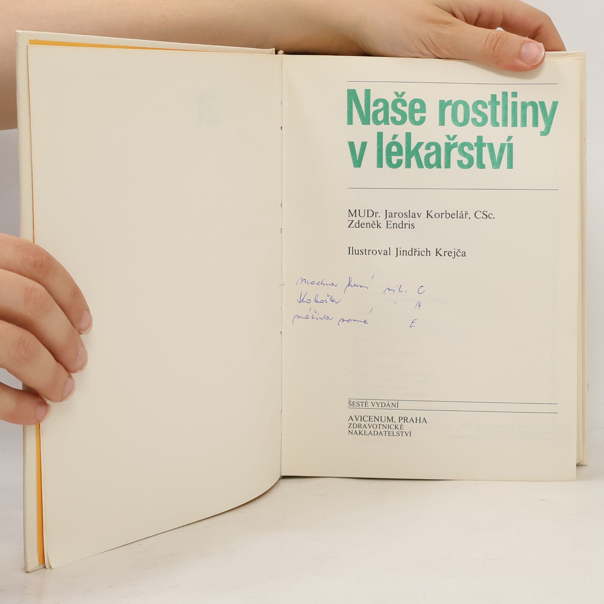 Jaroslav Korbelář Naše rostliny v lékařství