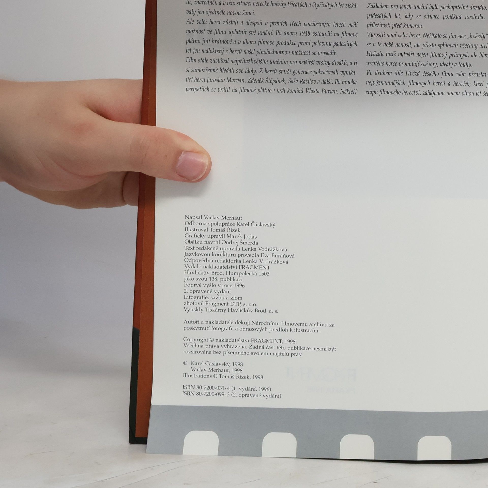 Karel Čáslavský Hvězdy českého filmu II.