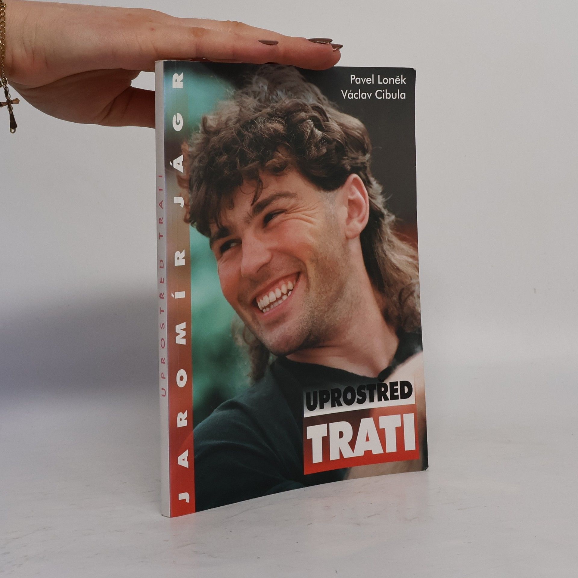 Pavel Loněk Jaromír Jágr. Uprostřed trati