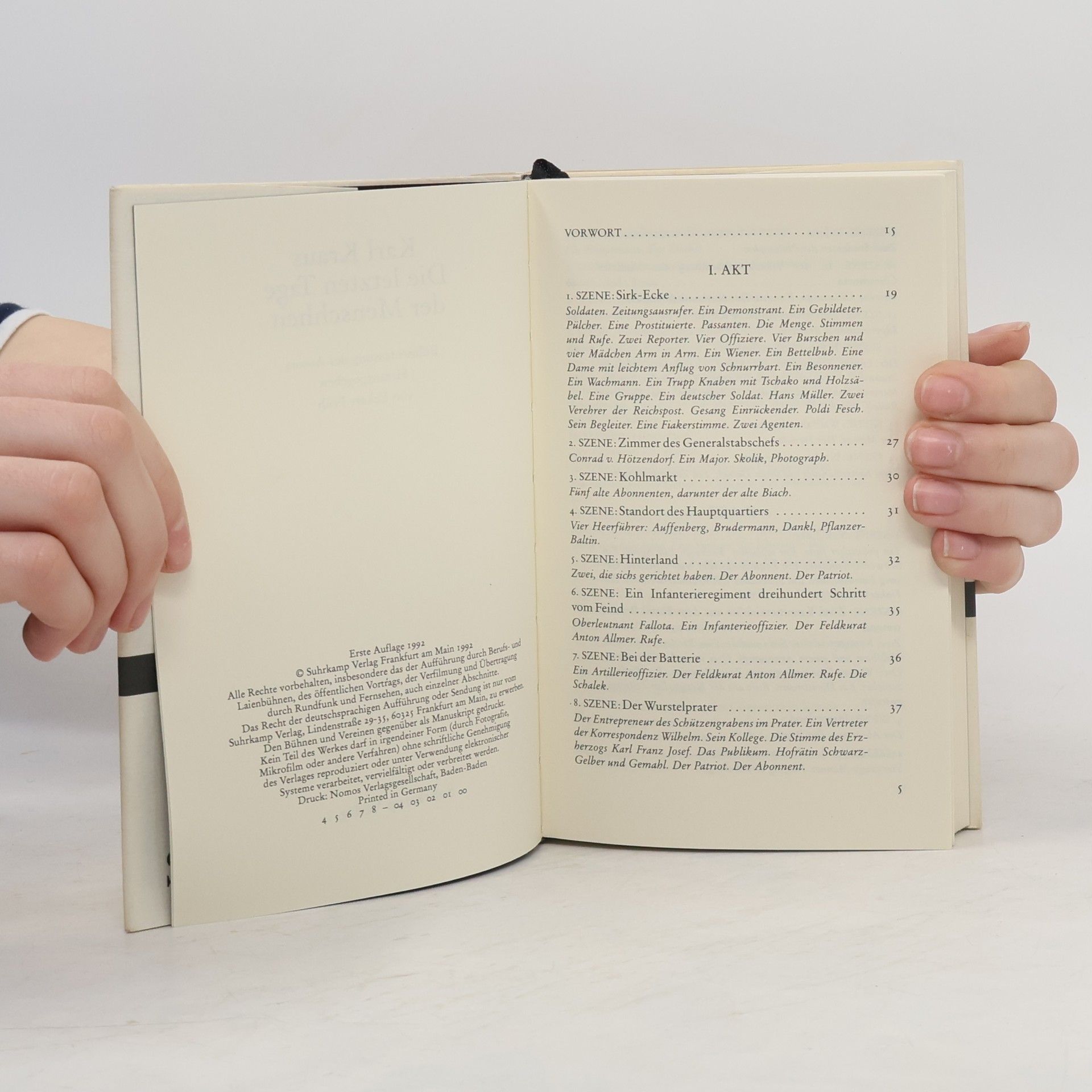 Karl Kraus Die letzten Tage der Menschheit