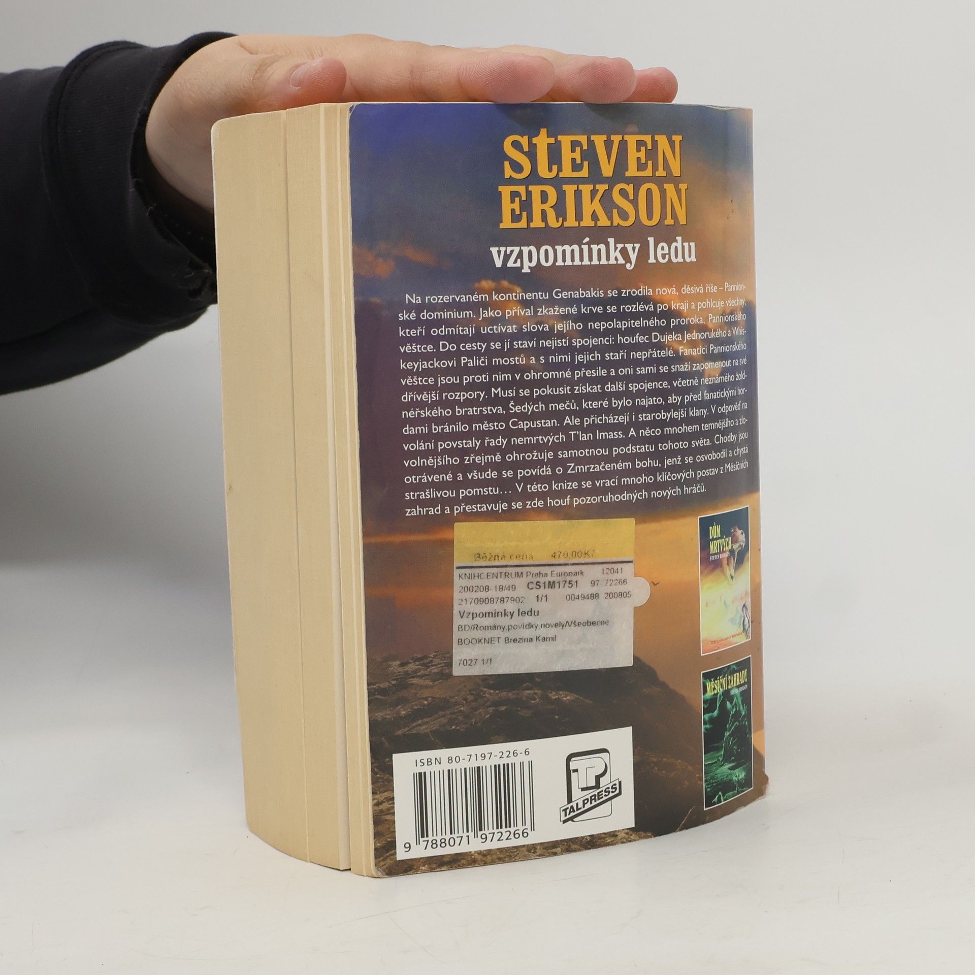 Steven Erikson Vzpomínky ledu