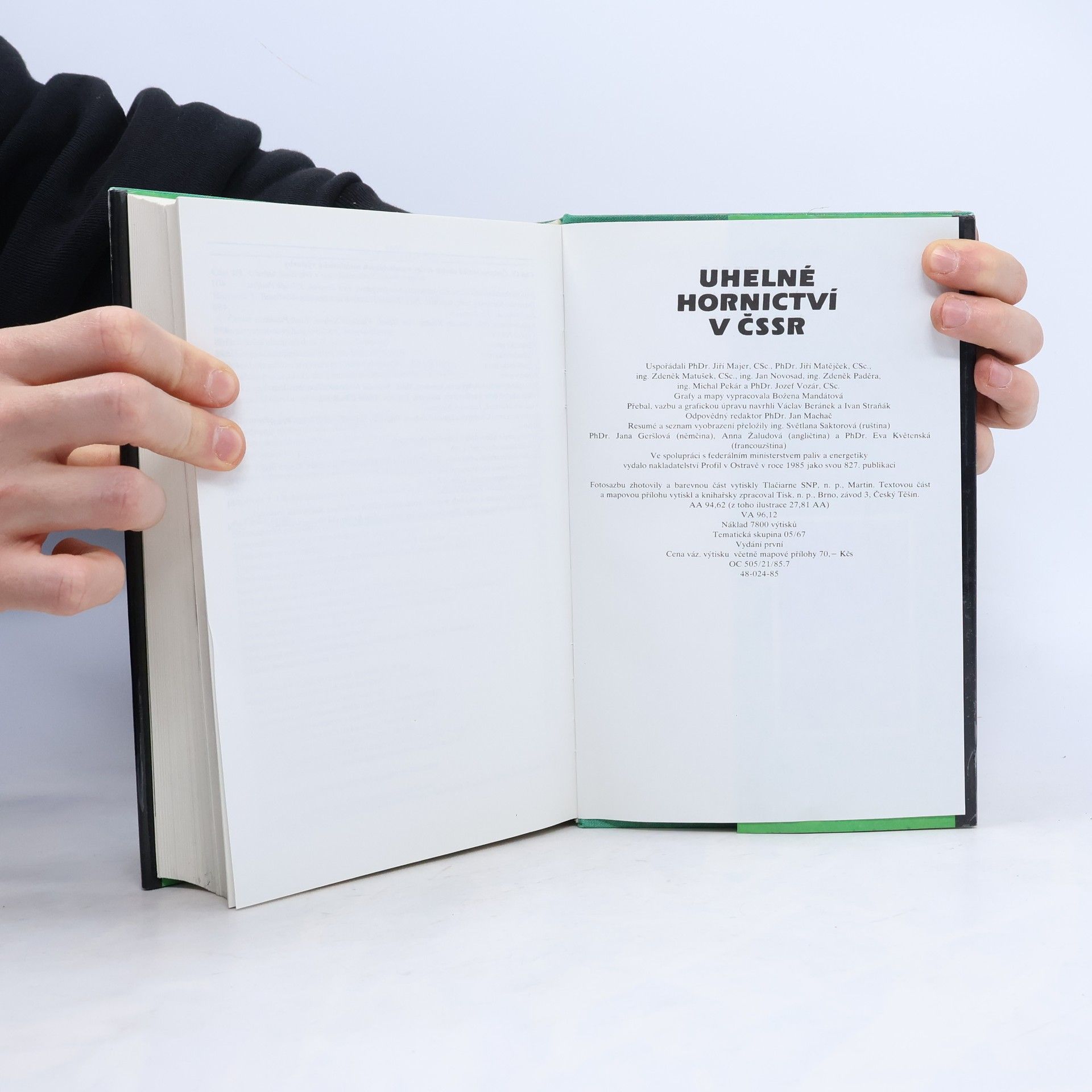 Kolektiv autorů Uhelné hornictví v ČSSR