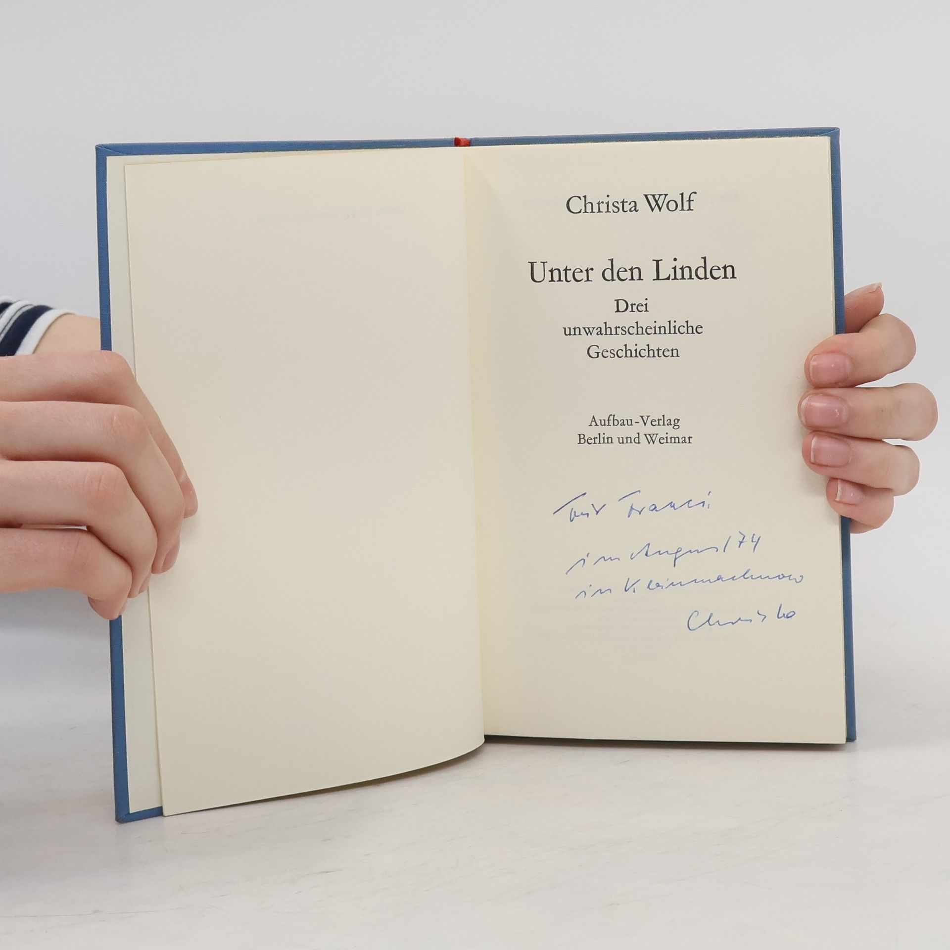 Christa Wolf Unter den Linden