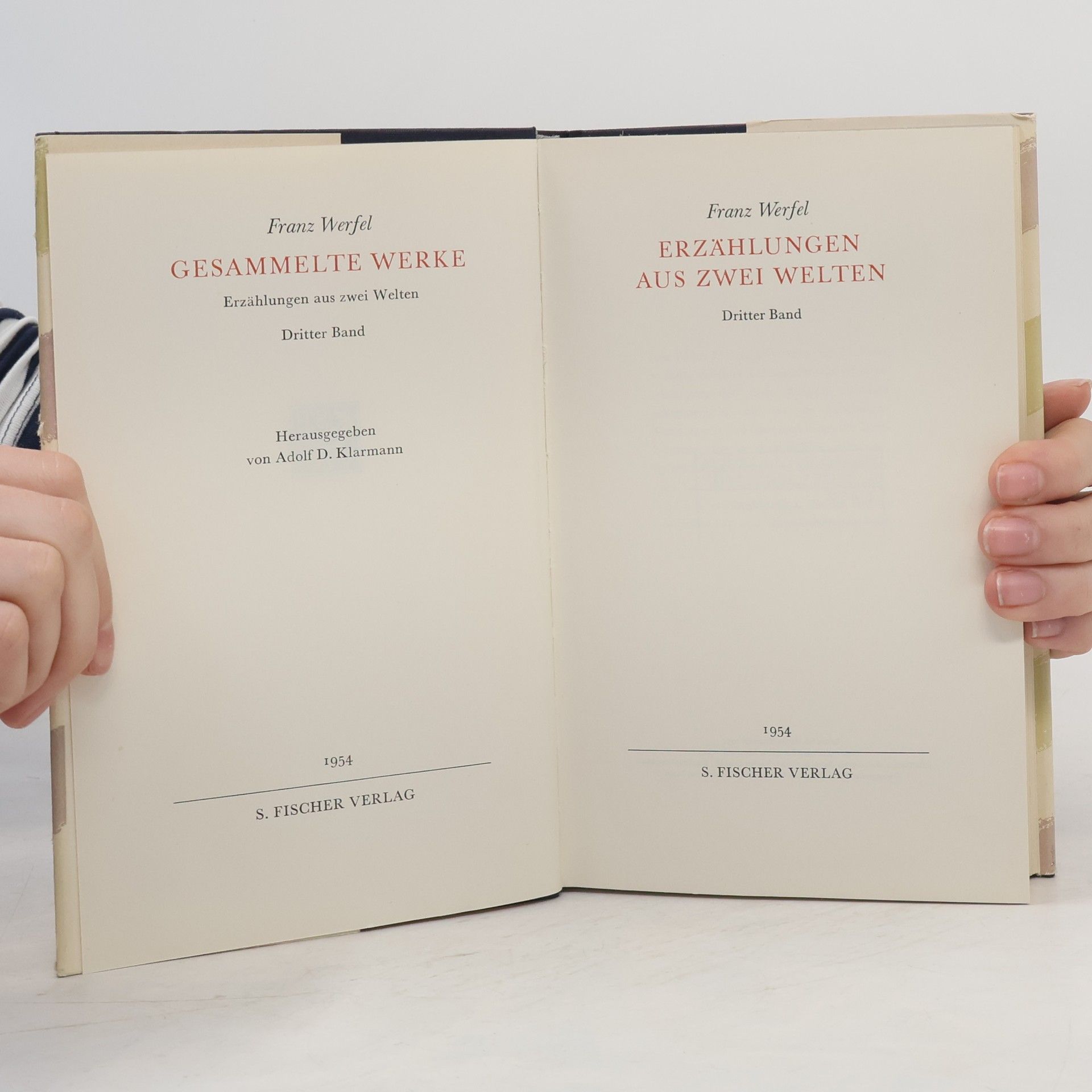 Franz Werfel Erzählungen aus zwei Welten 3