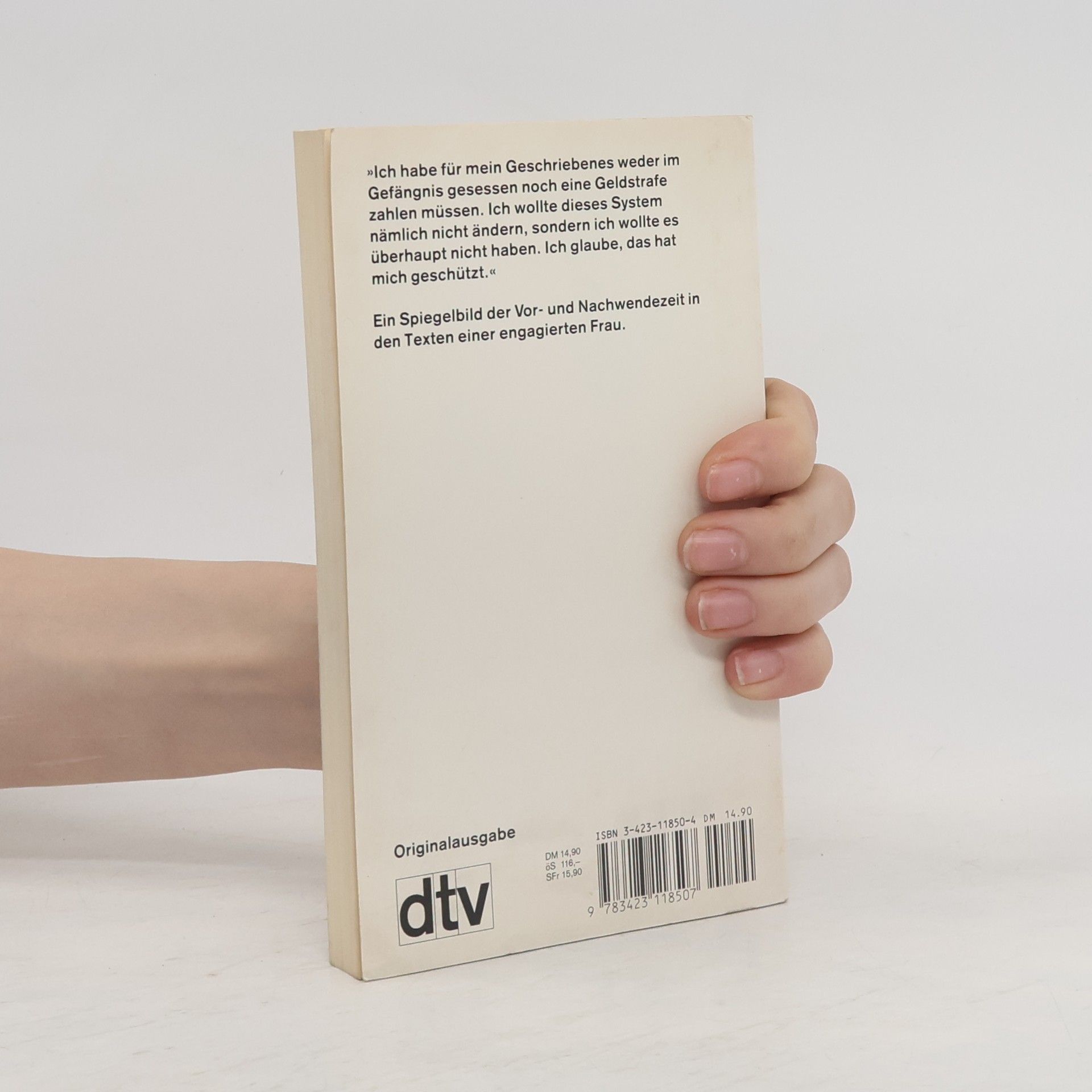 Helga Schubert dtv Literatur: Die Andersdenkende
