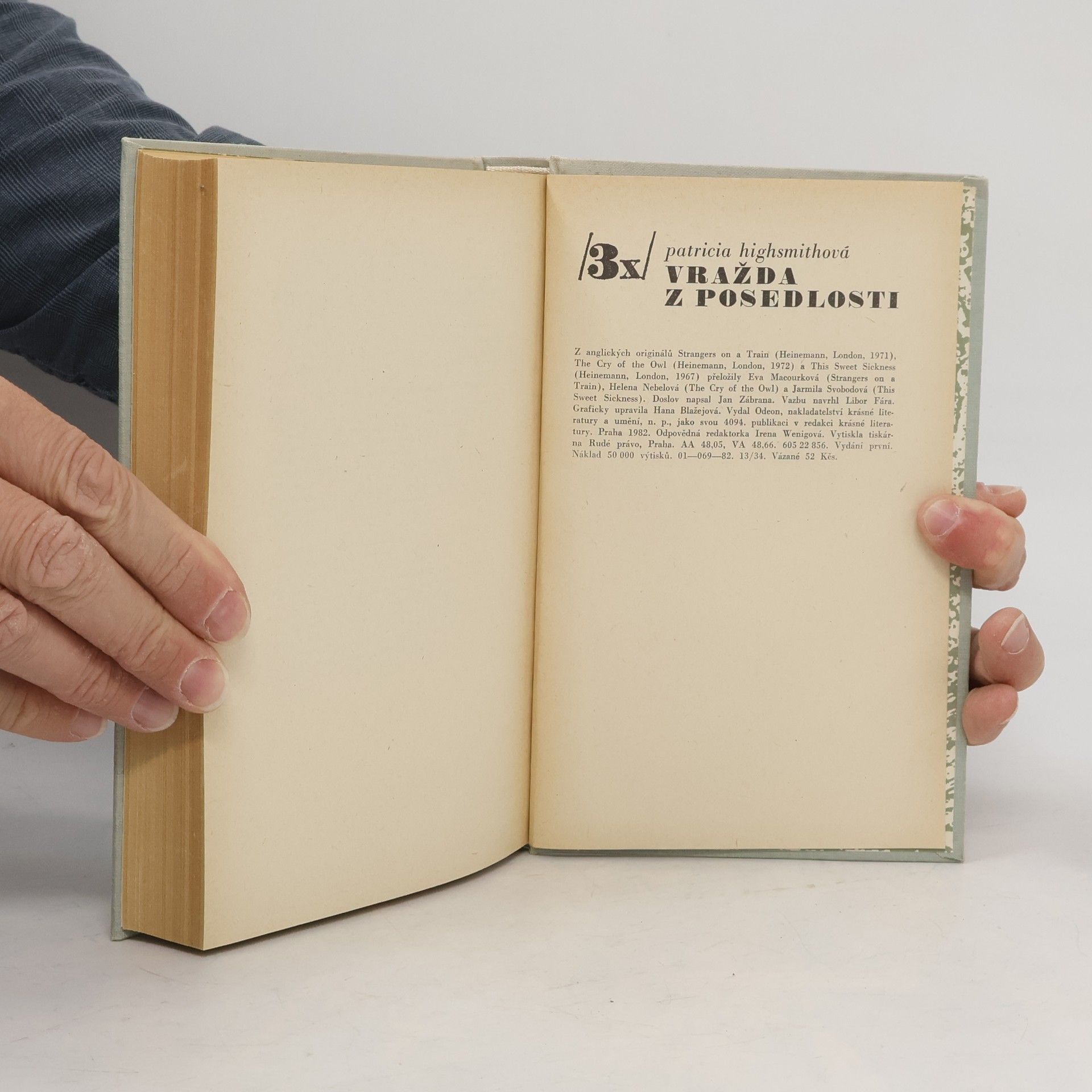 Patricia Highsmith Třikrát vražda z posedlosti