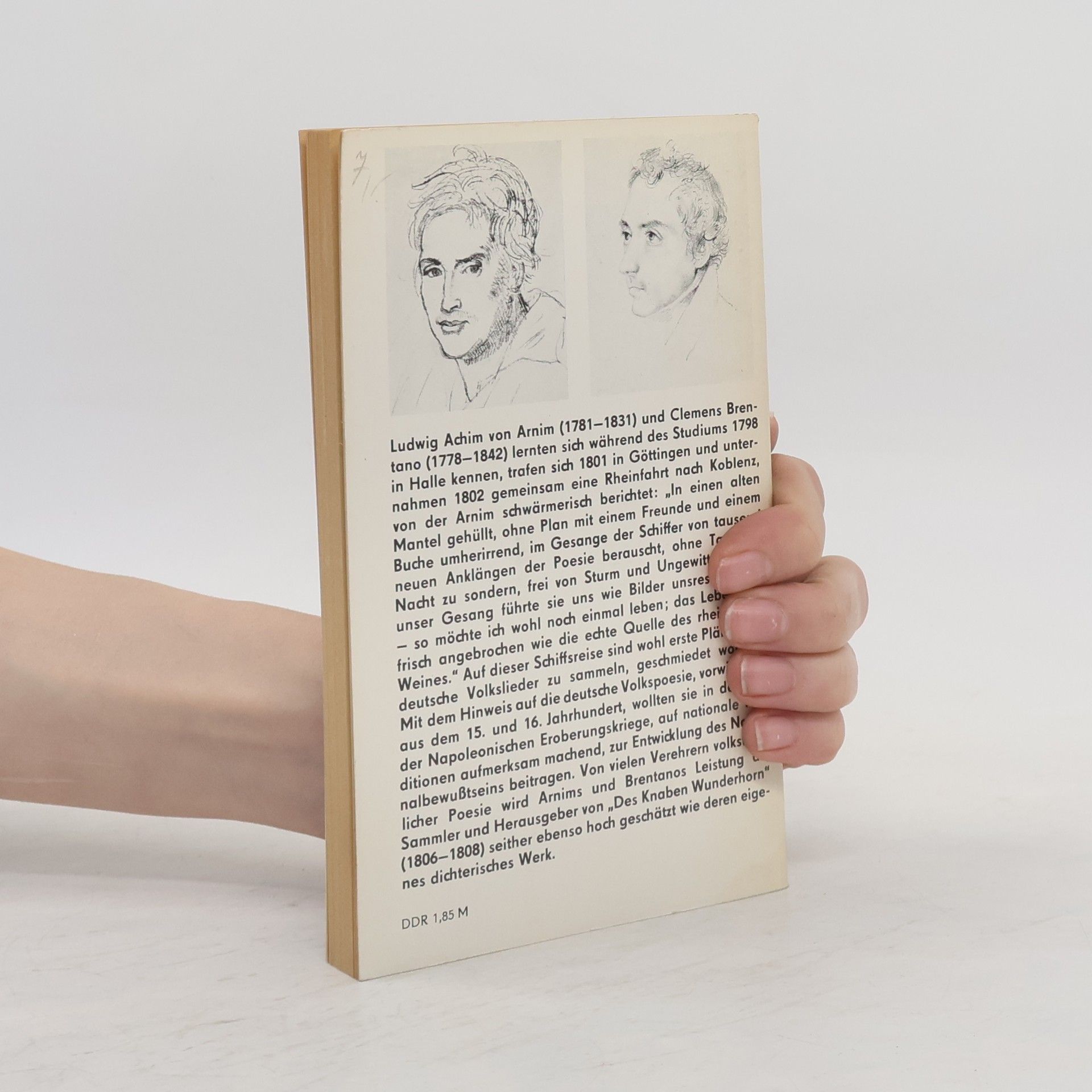 Brentano Arnim Des Knaben Wunderhorm