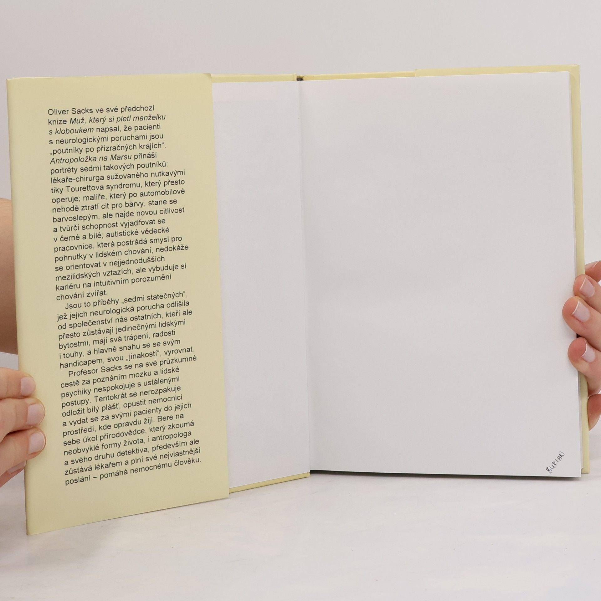 Oliver Sacks Antropoložka na Marsu