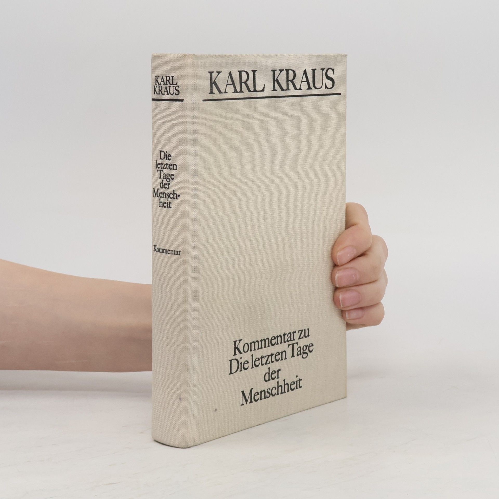 Karel Kraus Die letzten Tage der Menschheit