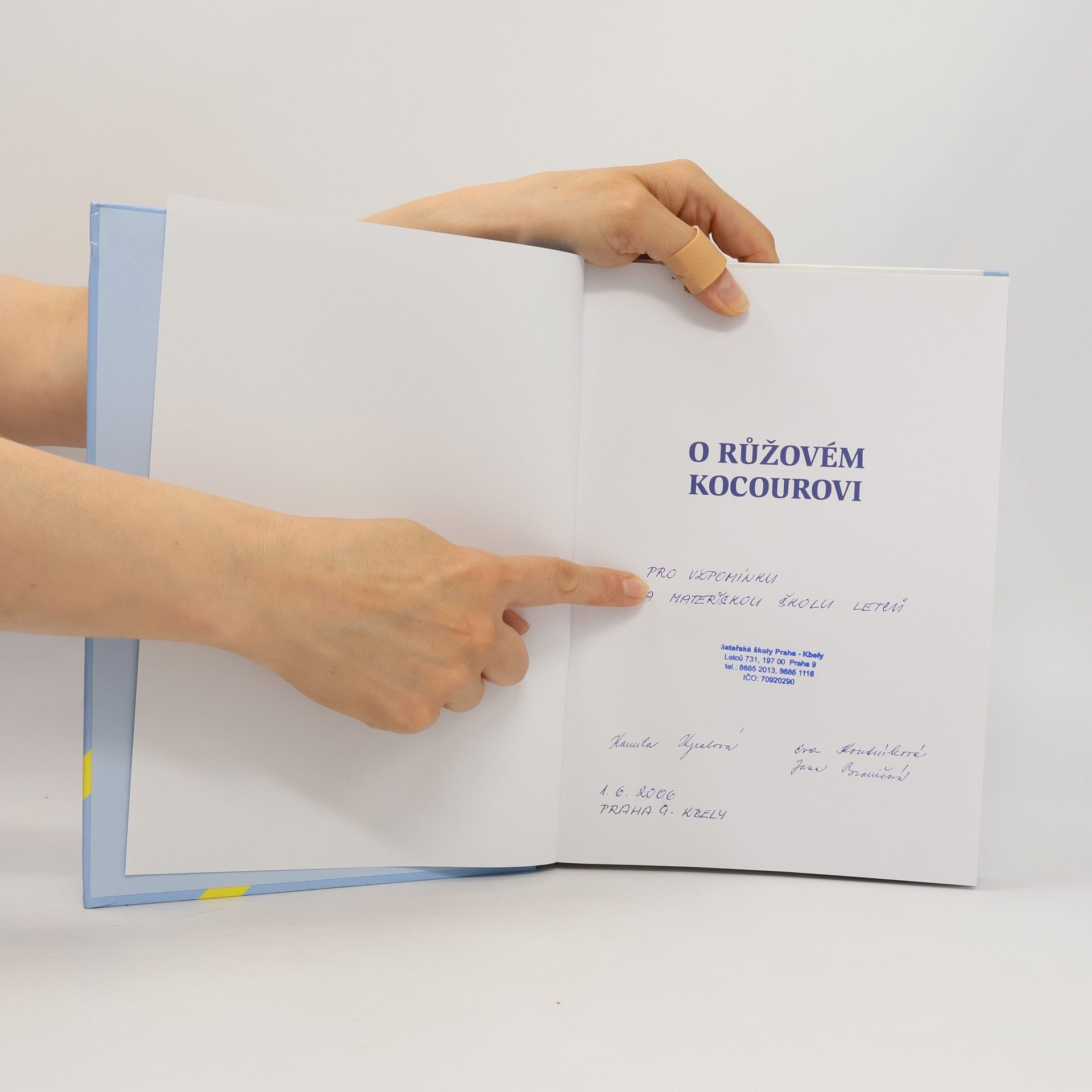 Marie Tetourová O růžovém kocourovi