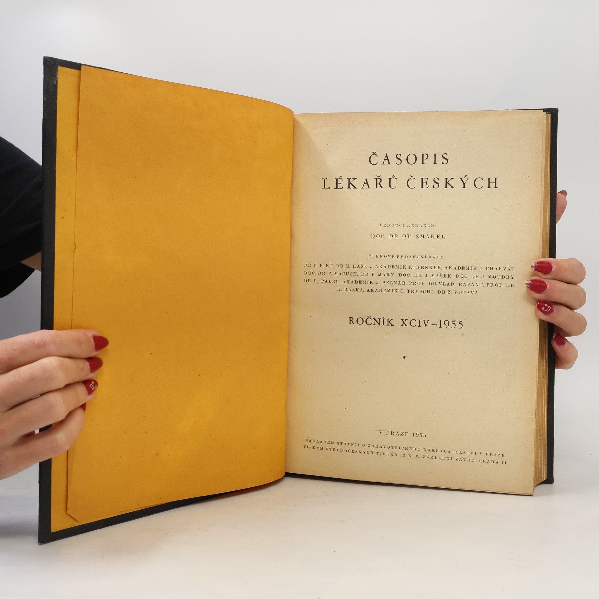 Collectif d'auteurs Časopis lékařů českých XCIV