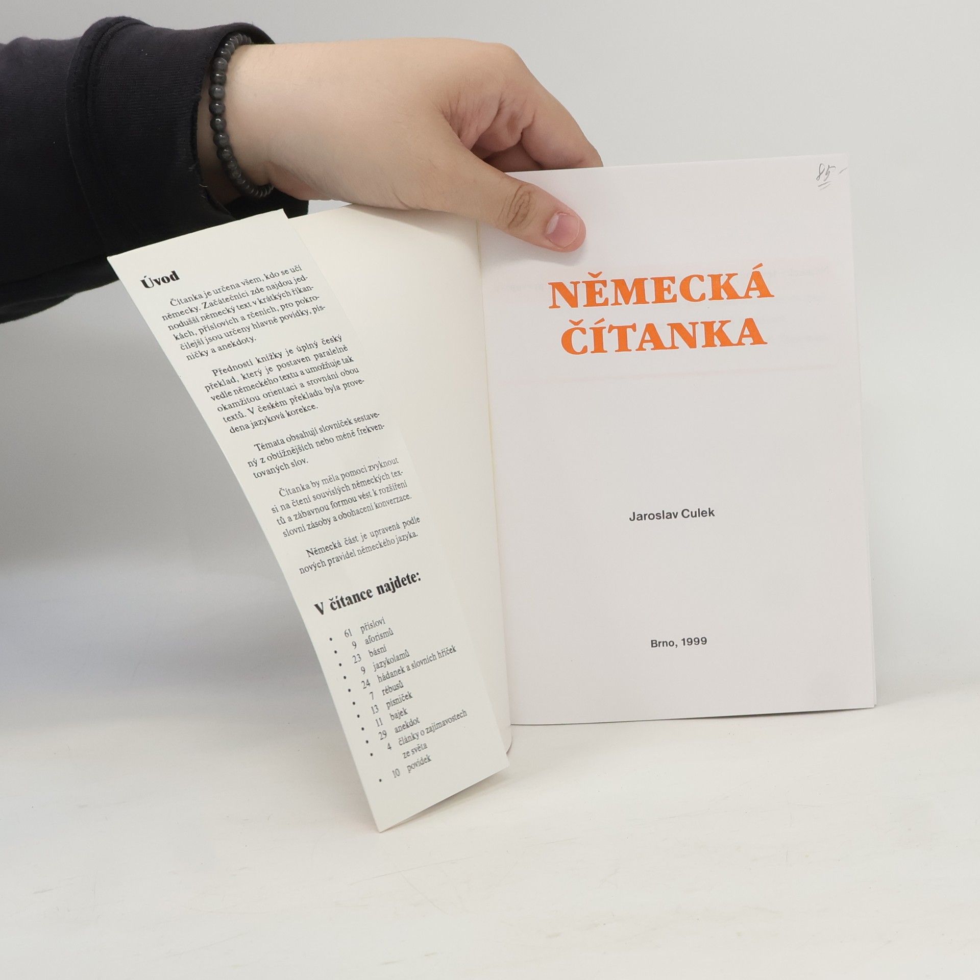 Jaroslav Culek Německá čítanka