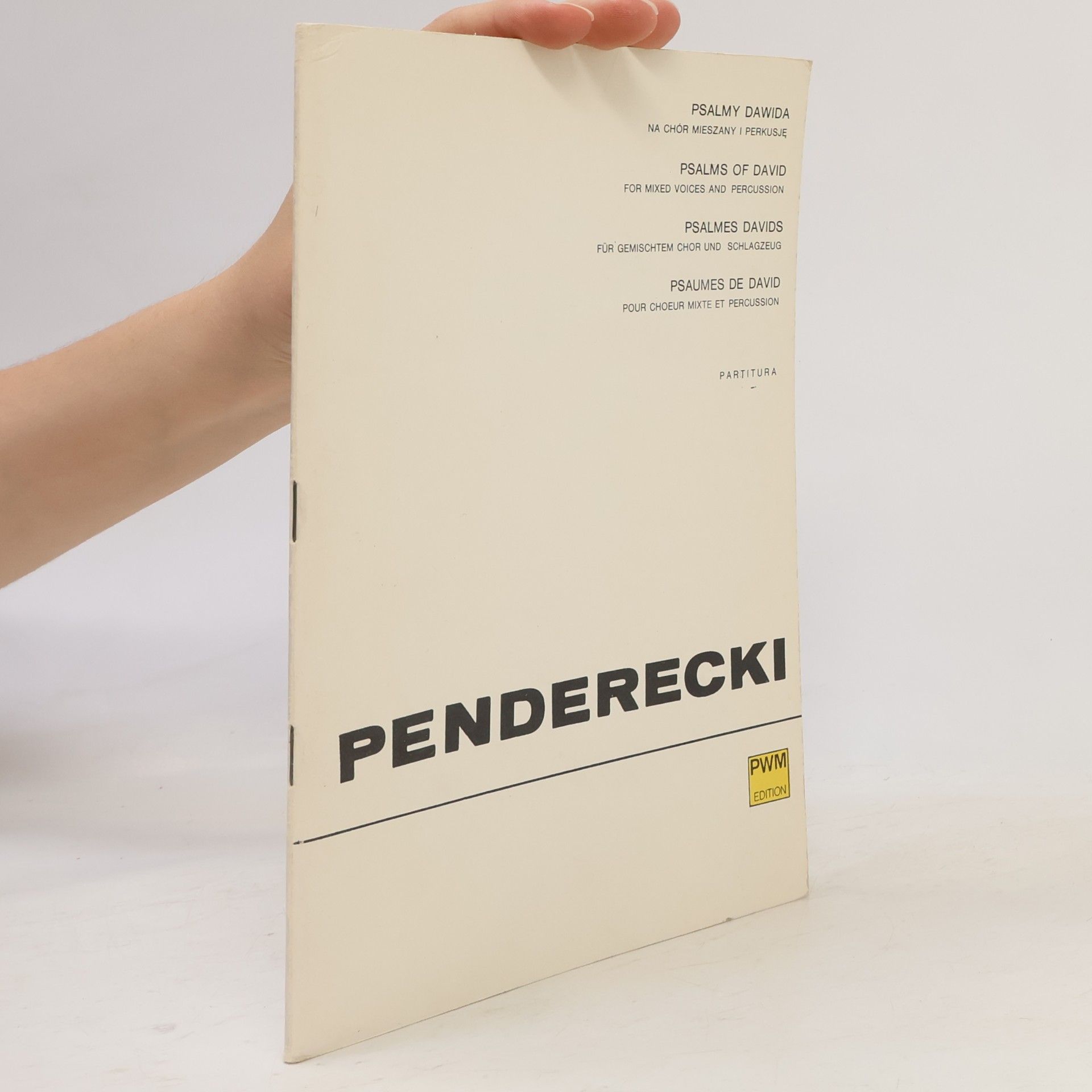 Krzysztof Penderecki Psalms of David