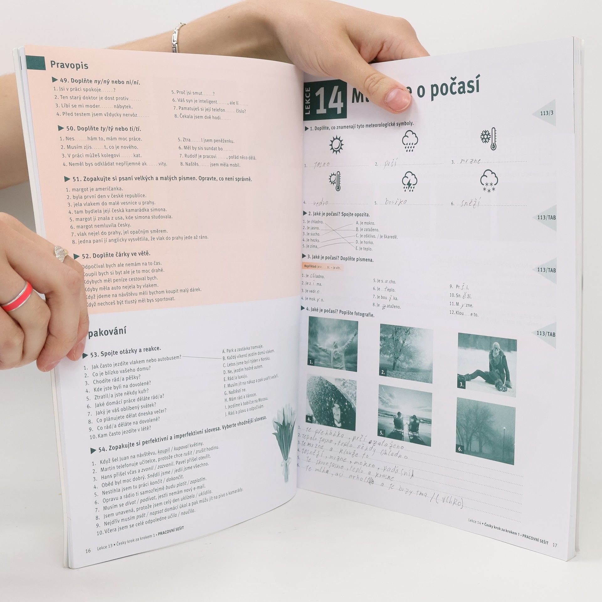 Lída Holá Česky krok za krokem 1. A1-A2. Pracovní sešit 13–24