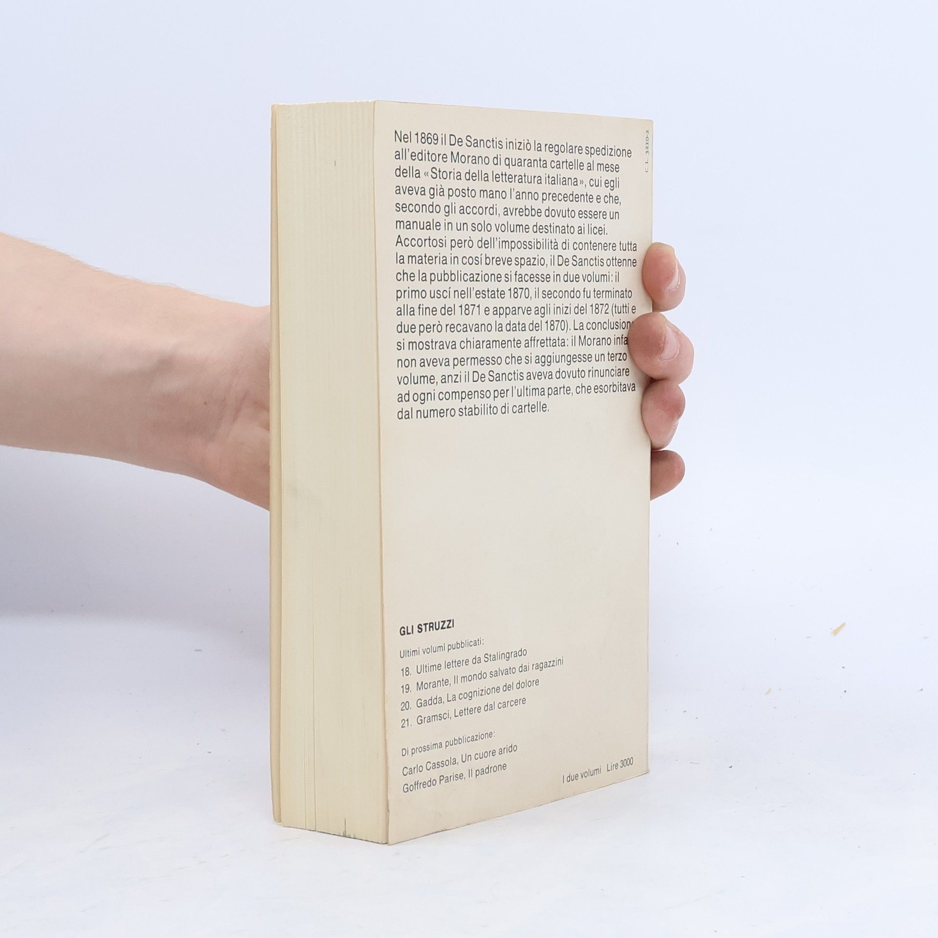 Francesco de Sanctis  Storia della letteratura italiana 1