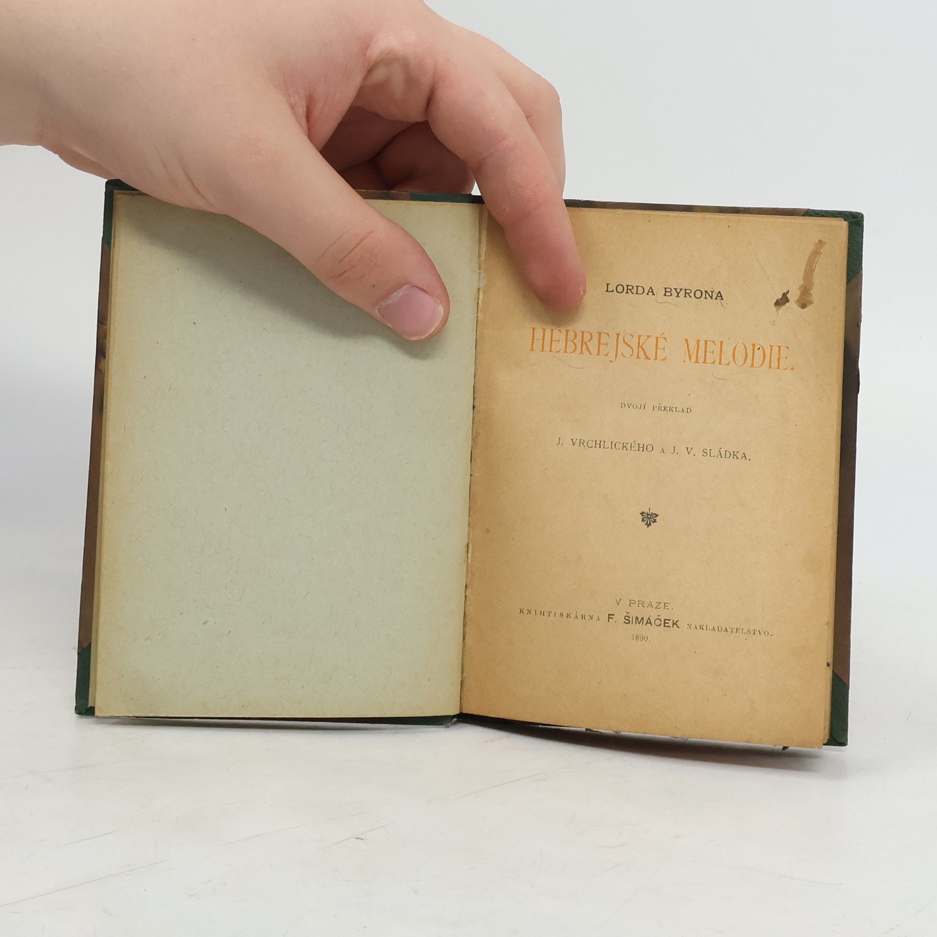 George Gordon Byron Lorda Byrona Hebrejské melodie