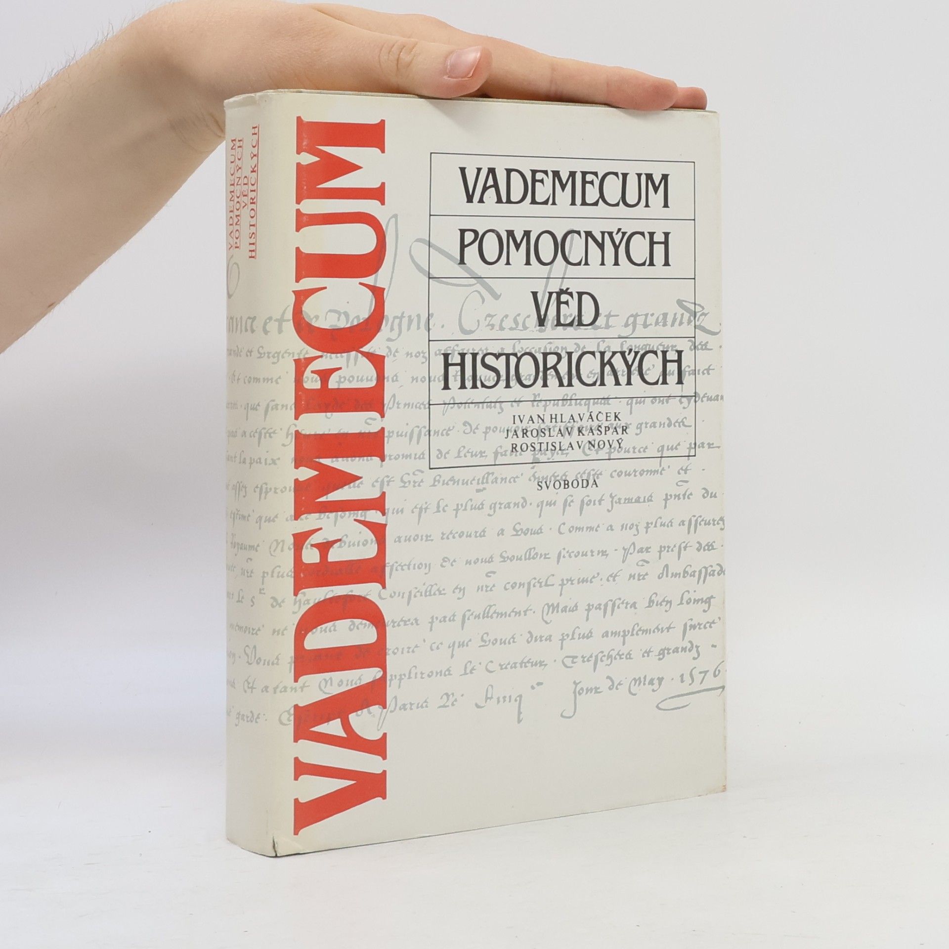 Ivan Hlaváček Vademecum pomocných věd historických