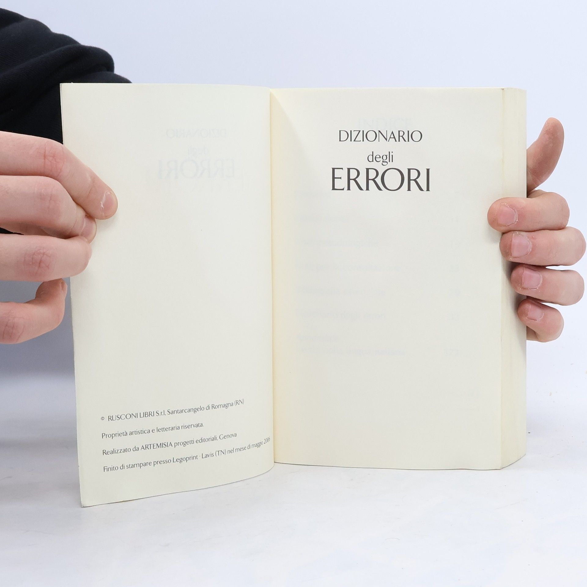 Auteurscollectief Dizionario Errori