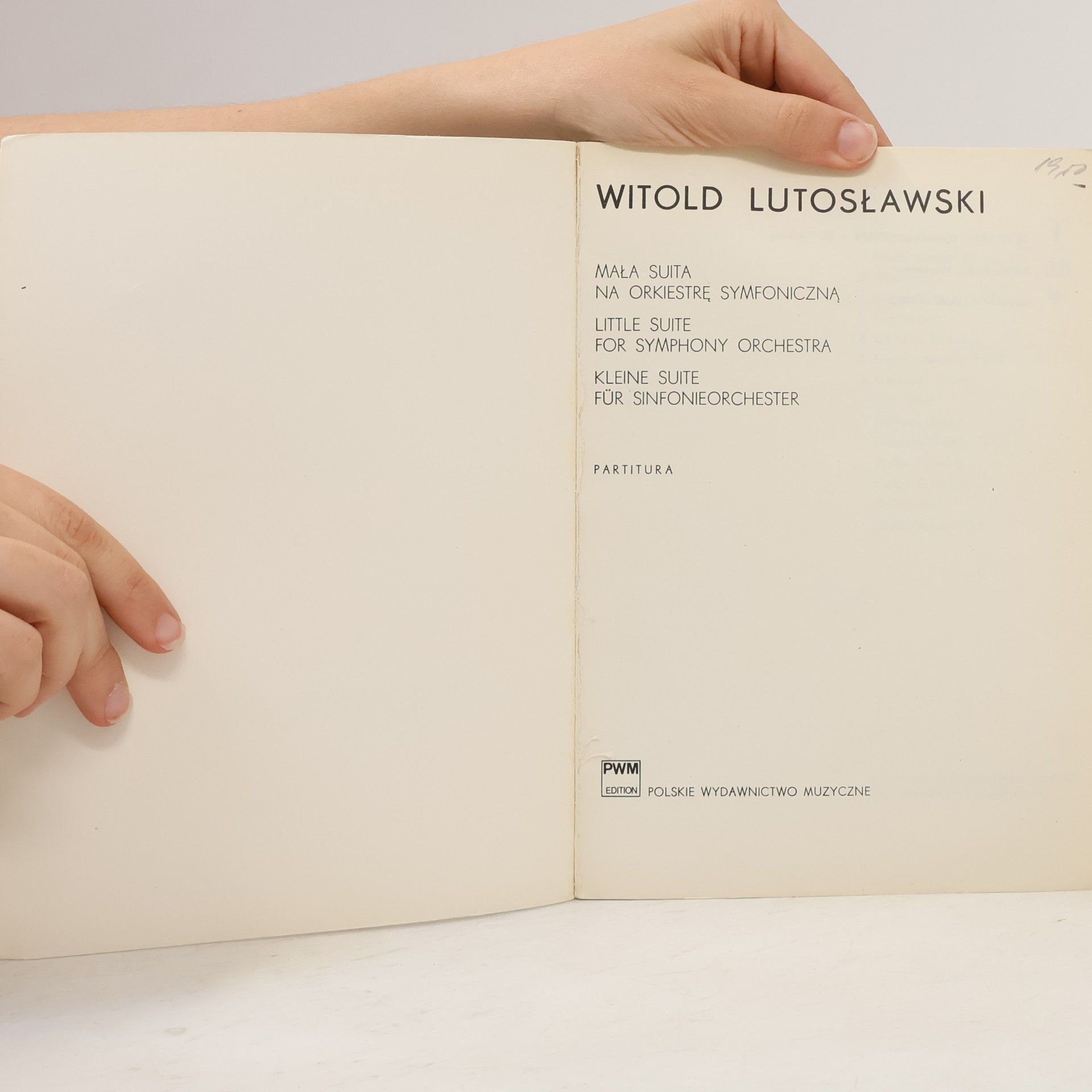 Witold Lutosławski Mała suita. Little Suite. Kleine Suite