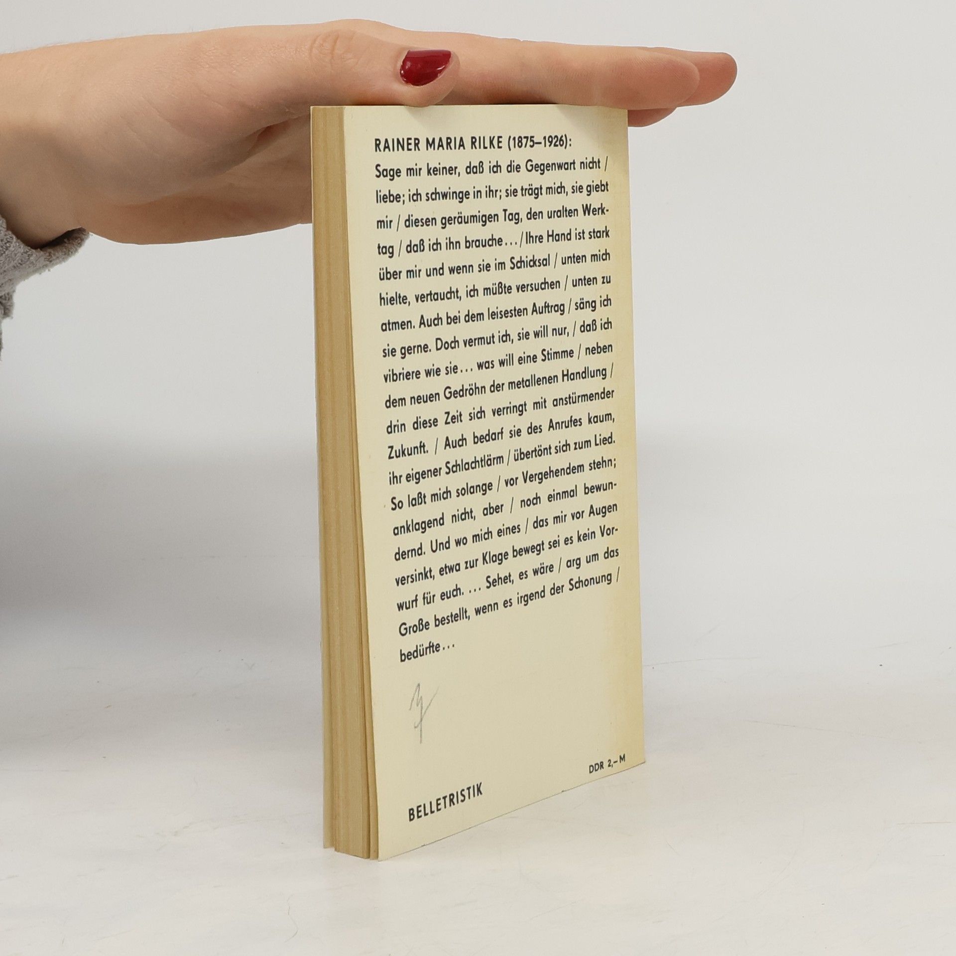 Rainer Maria Rilke Gedichte