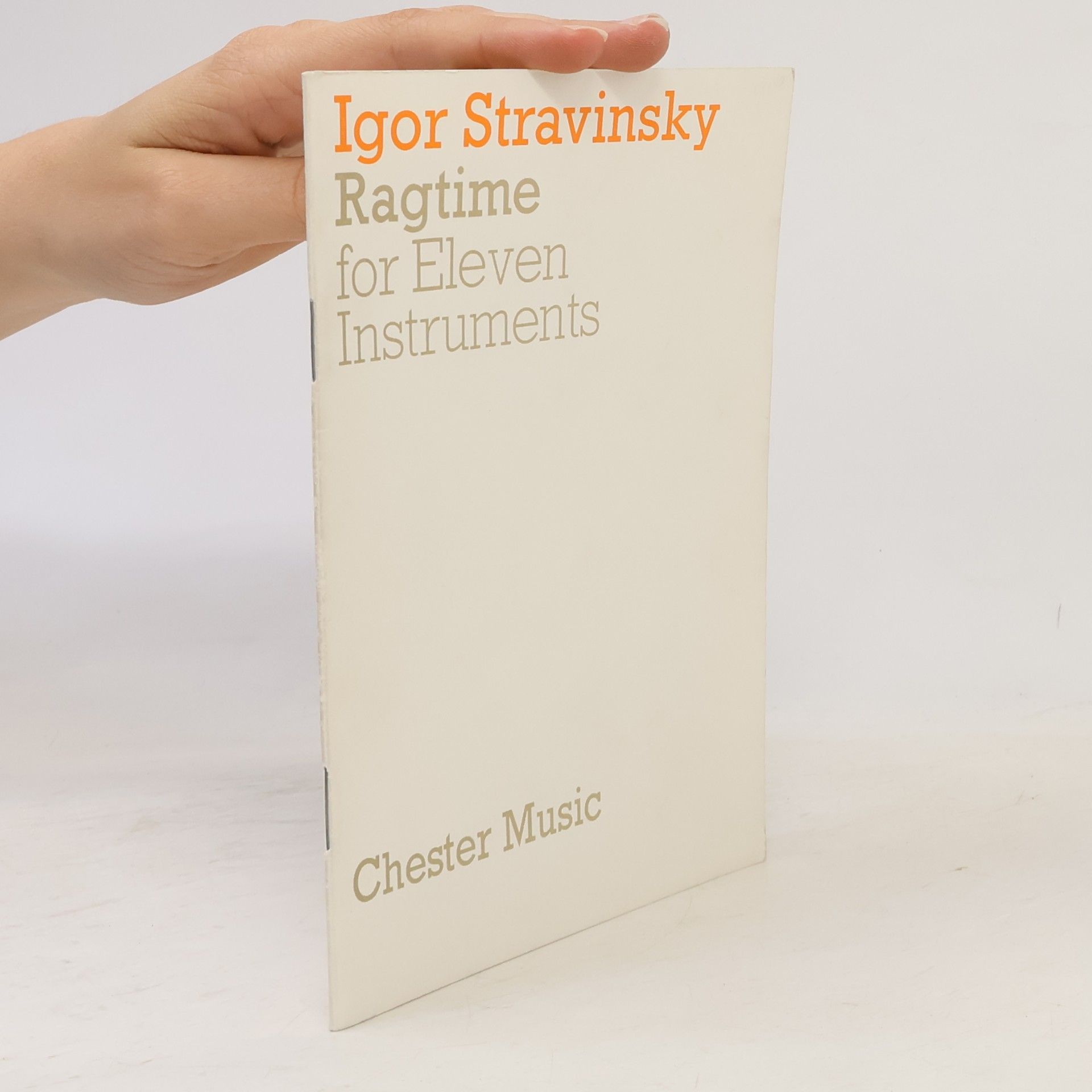 Igor Stravinsky Ragtime for Eleven Instruments