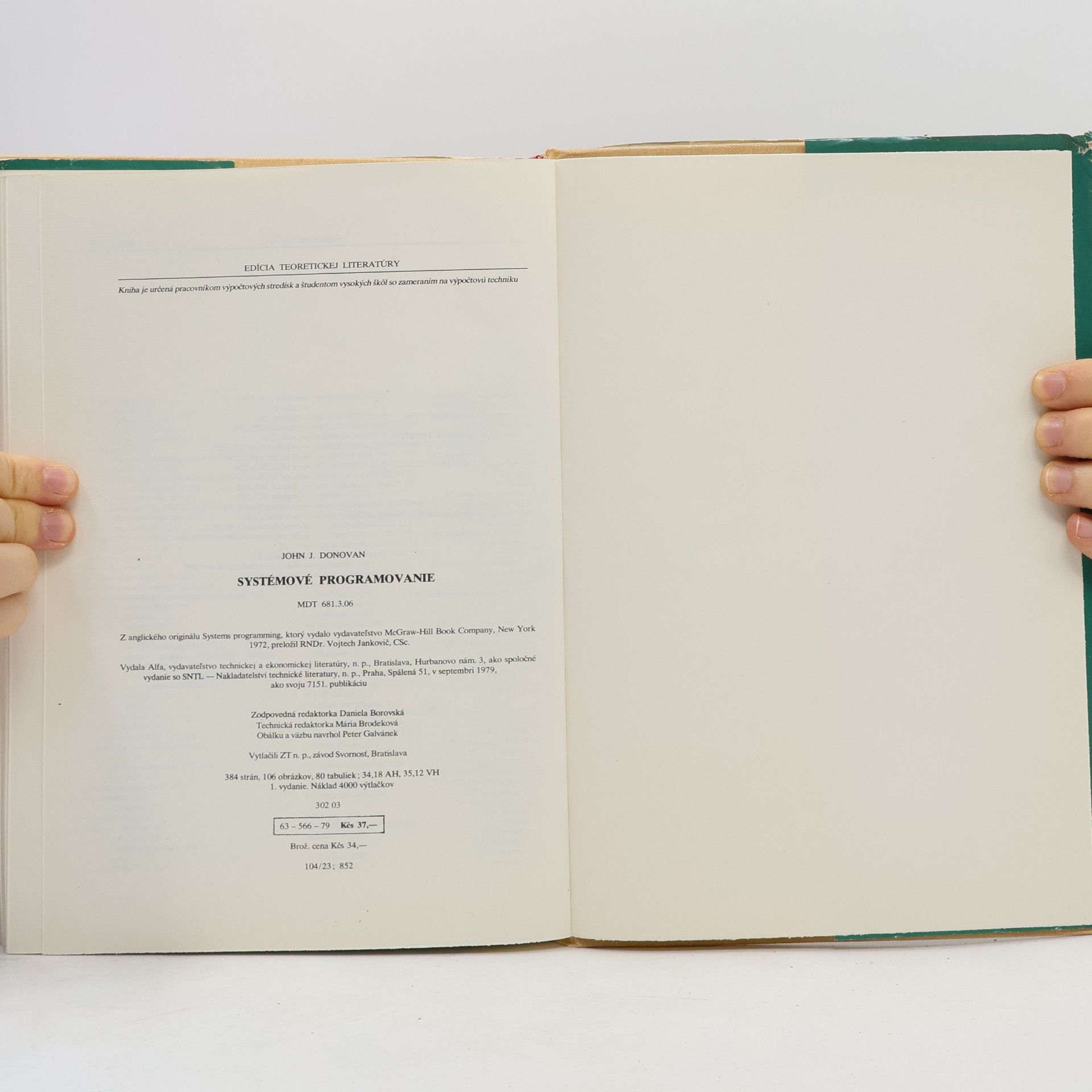 John J. Donovan Systémové programovanie