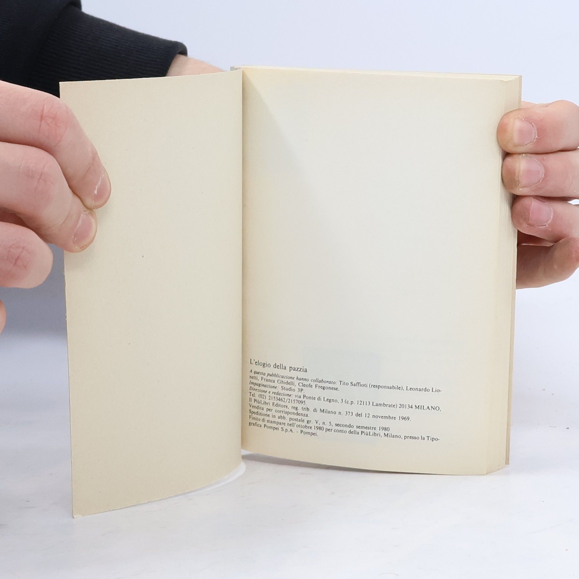 Desiderius Erasmus von Rotterdam L'elogio della pazzia