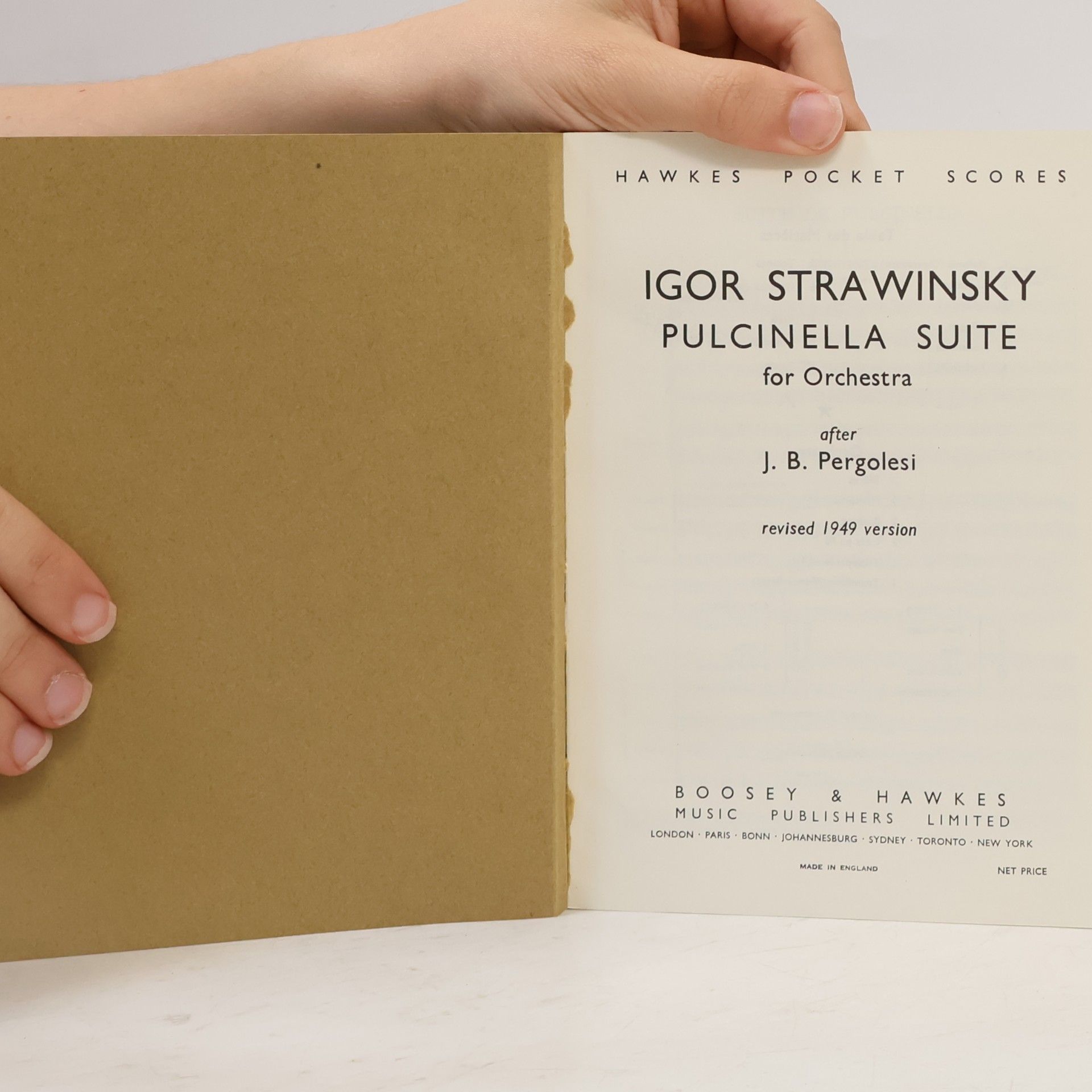 Igor Stravinsky Stravinsky. Pulcinella Suite