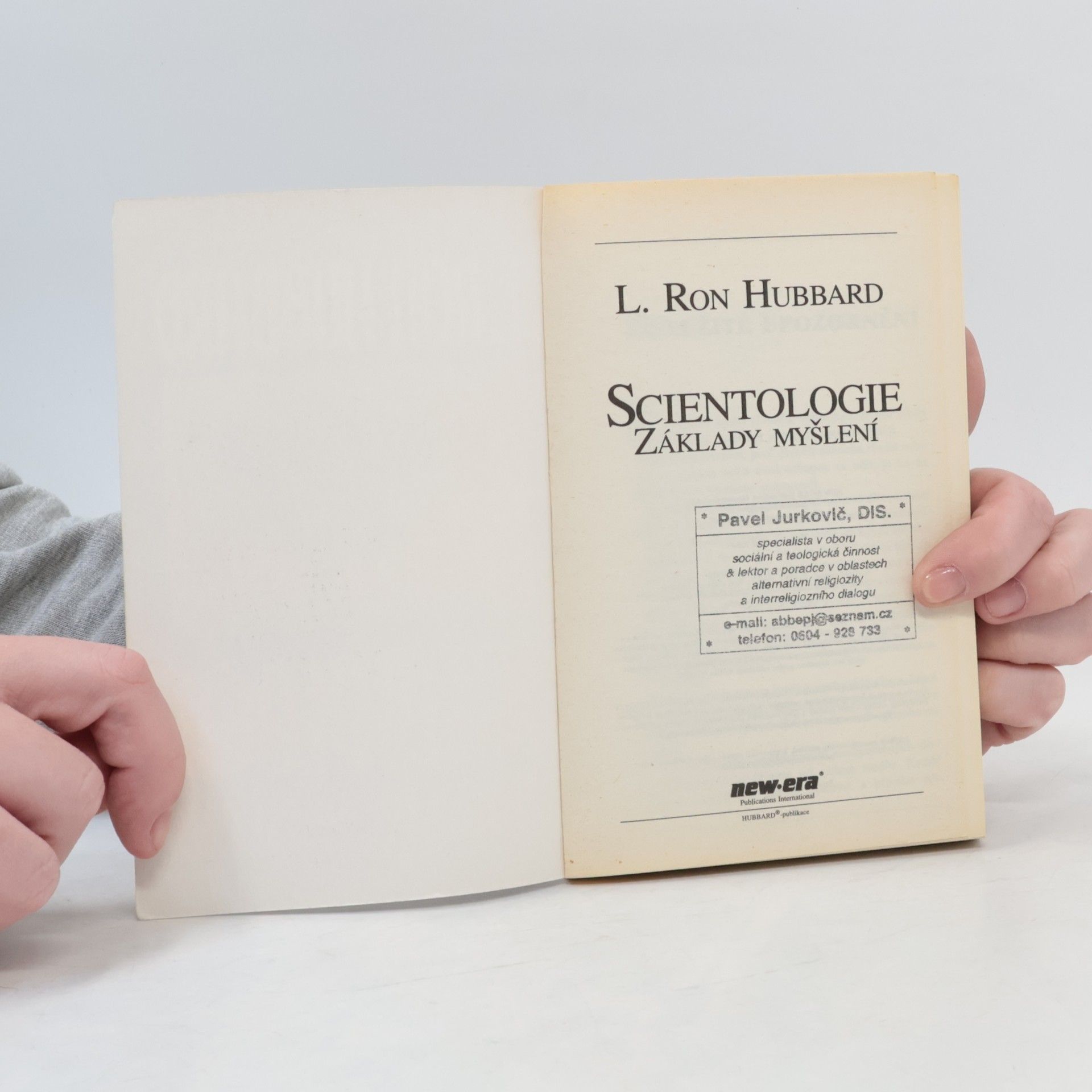L. Ron Hubbard Scientologie: Základy myšlení