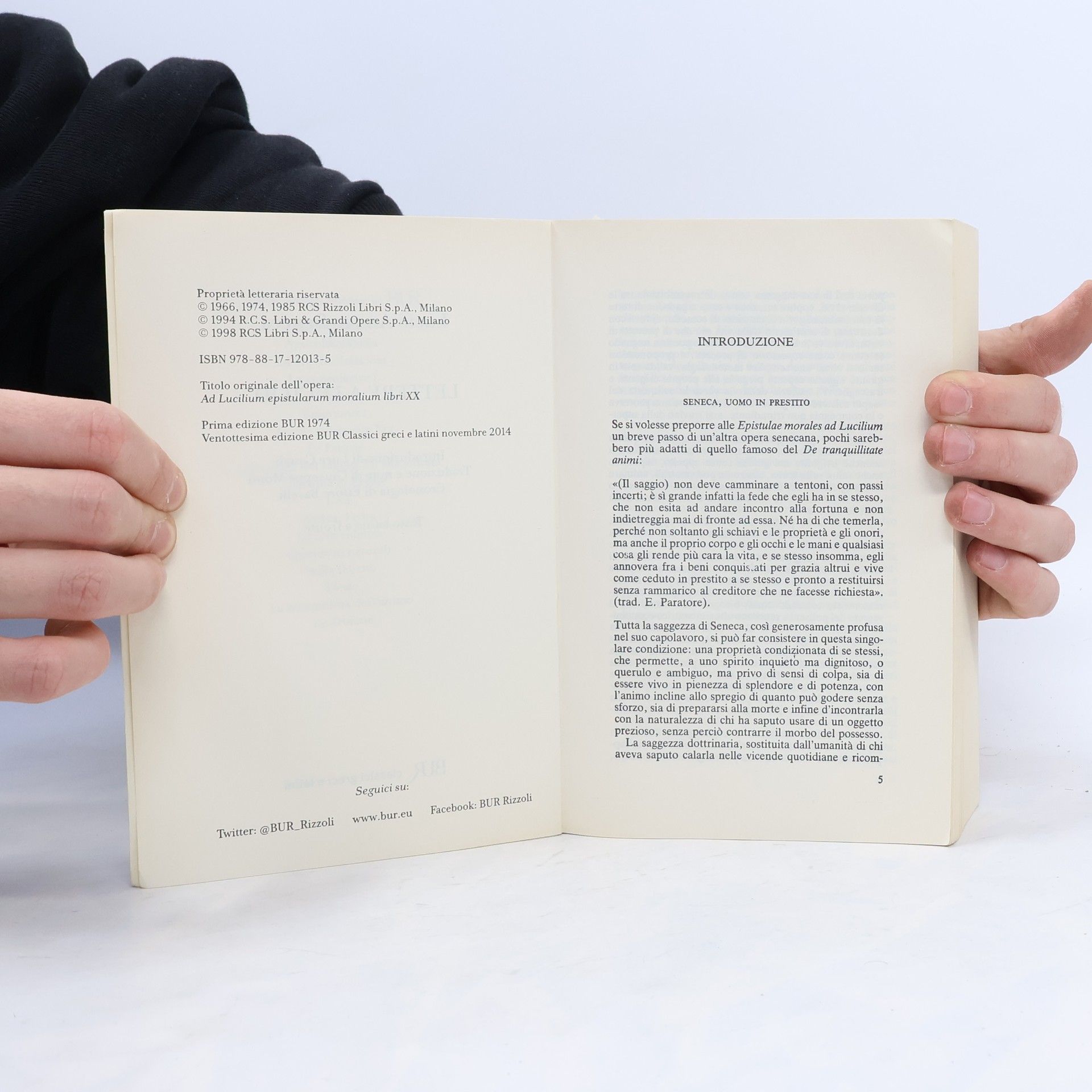 Lucius Annaeus Seneca Classici greci e latini - 13: Lettere a Lucilio