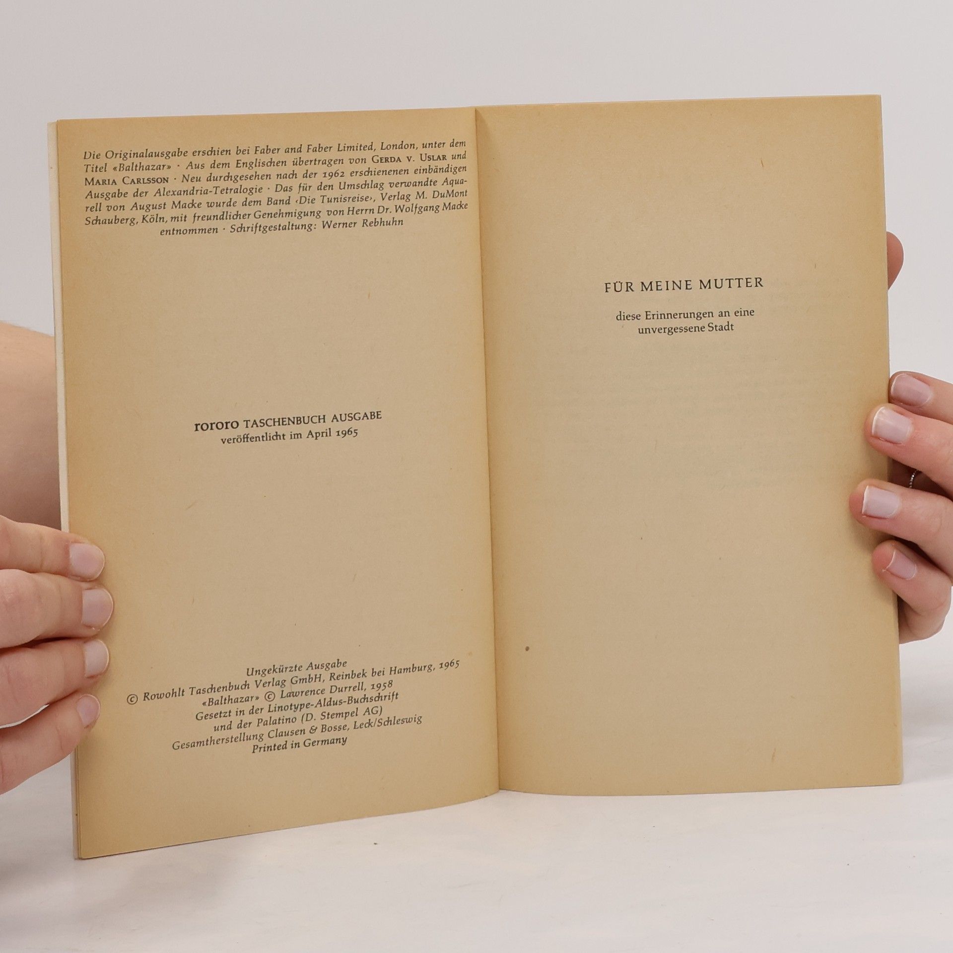 Lawrence Durrell Balthazar