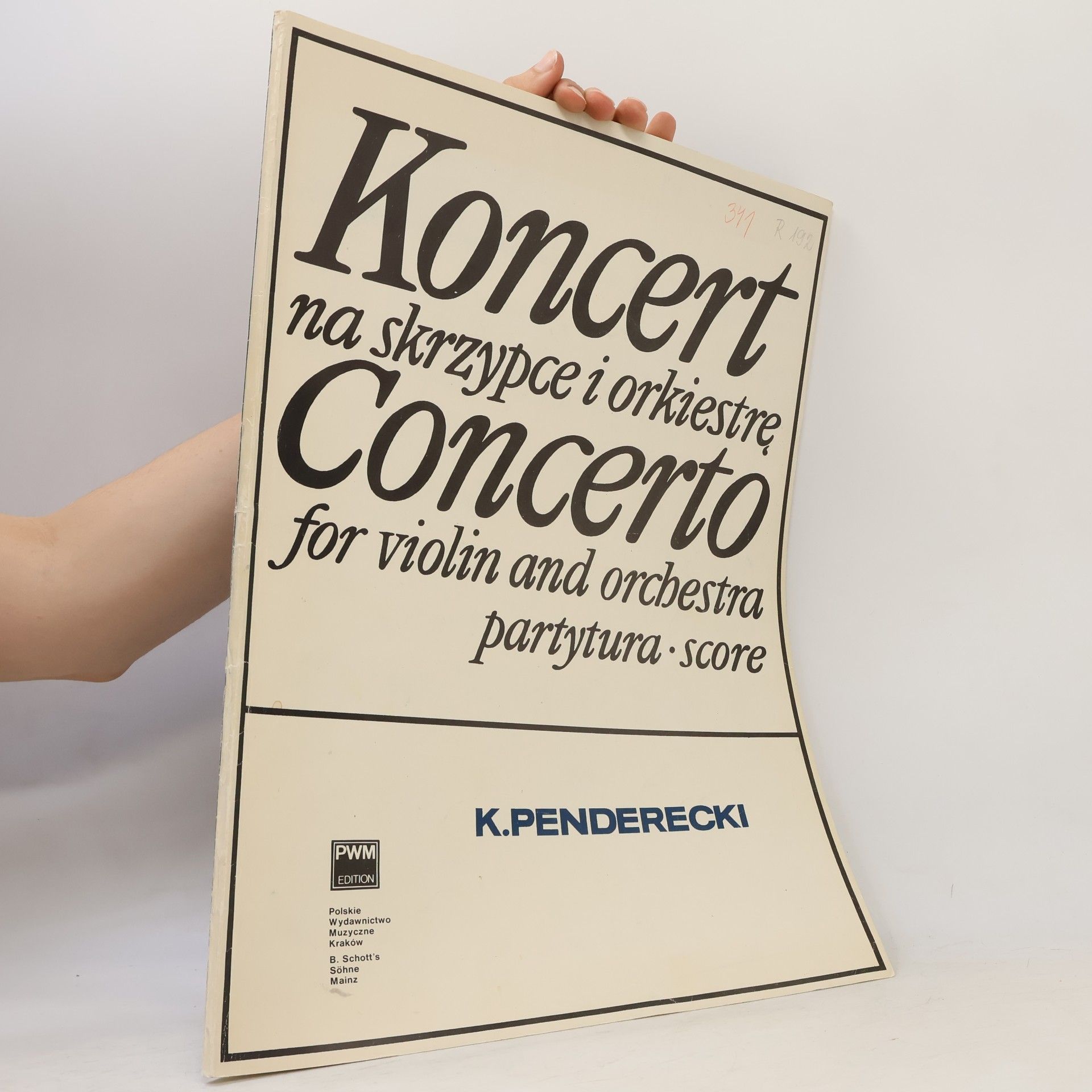Krzysztof Penderecki Koncert na skrzypce i orkiestrę / Concerto for Violin And Orchestra
