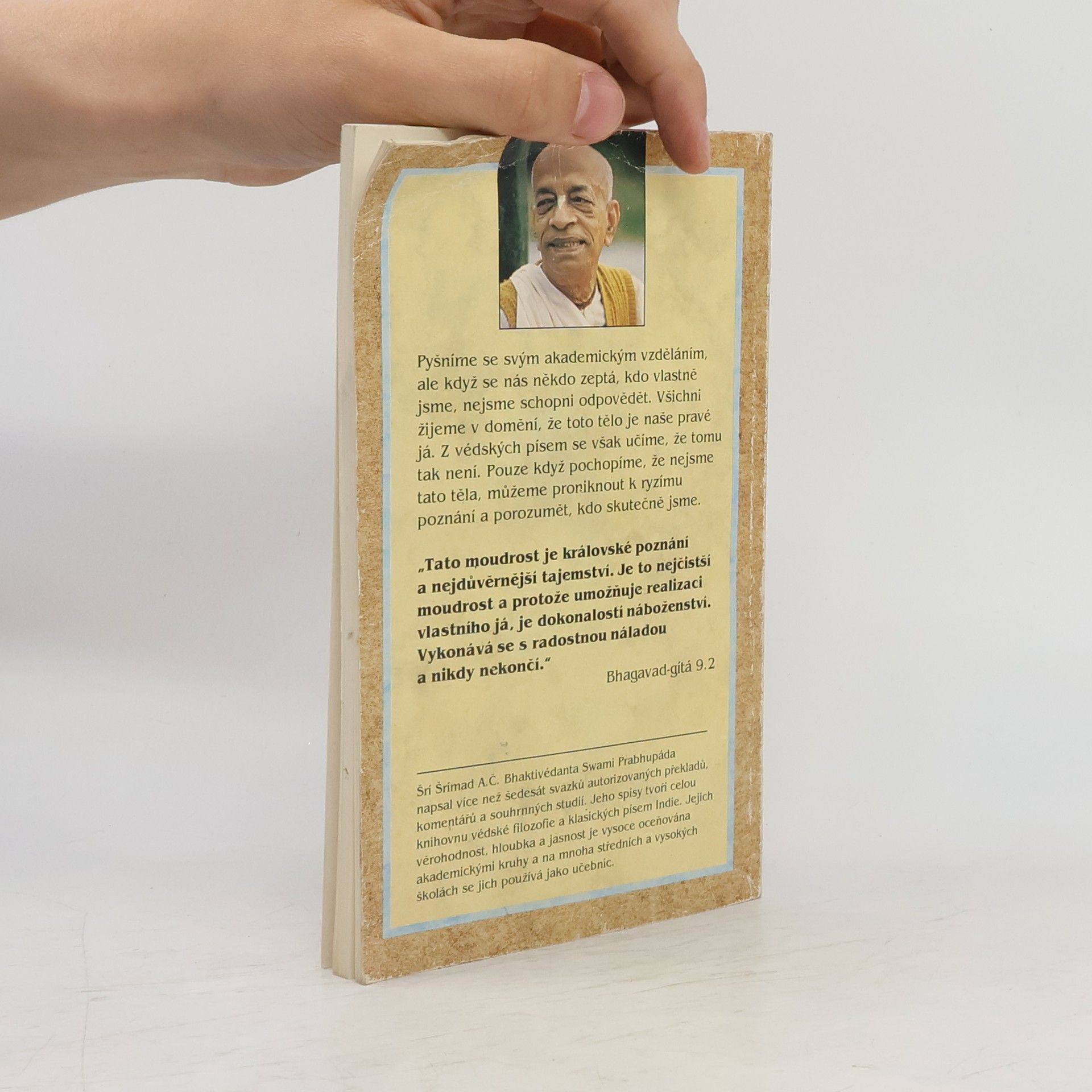 A. C. Bhaktivedanta Swami Prabhupada Rája vidyá. Královské poznání