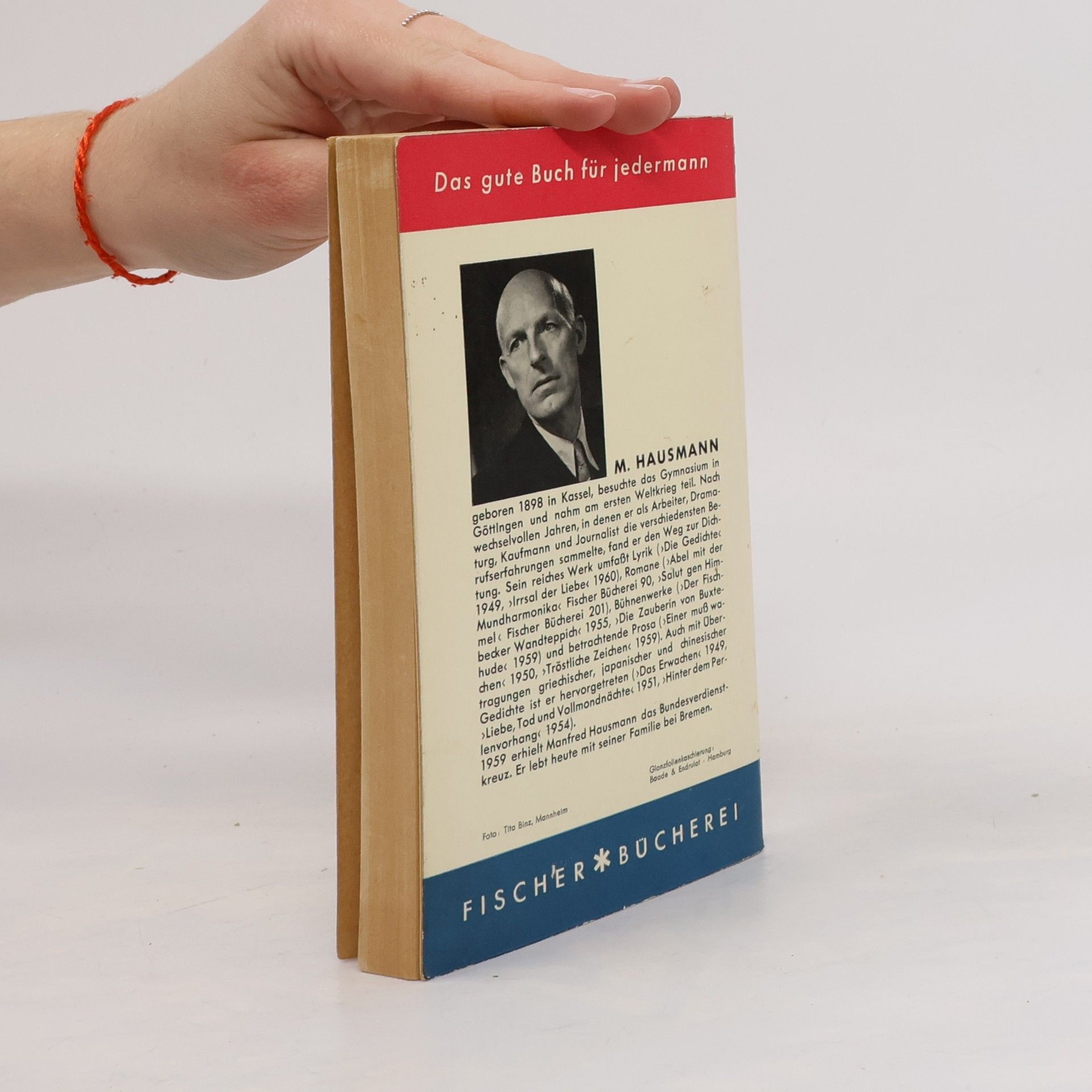 Manfred Hausmann Kleine Liebe zu Amerika