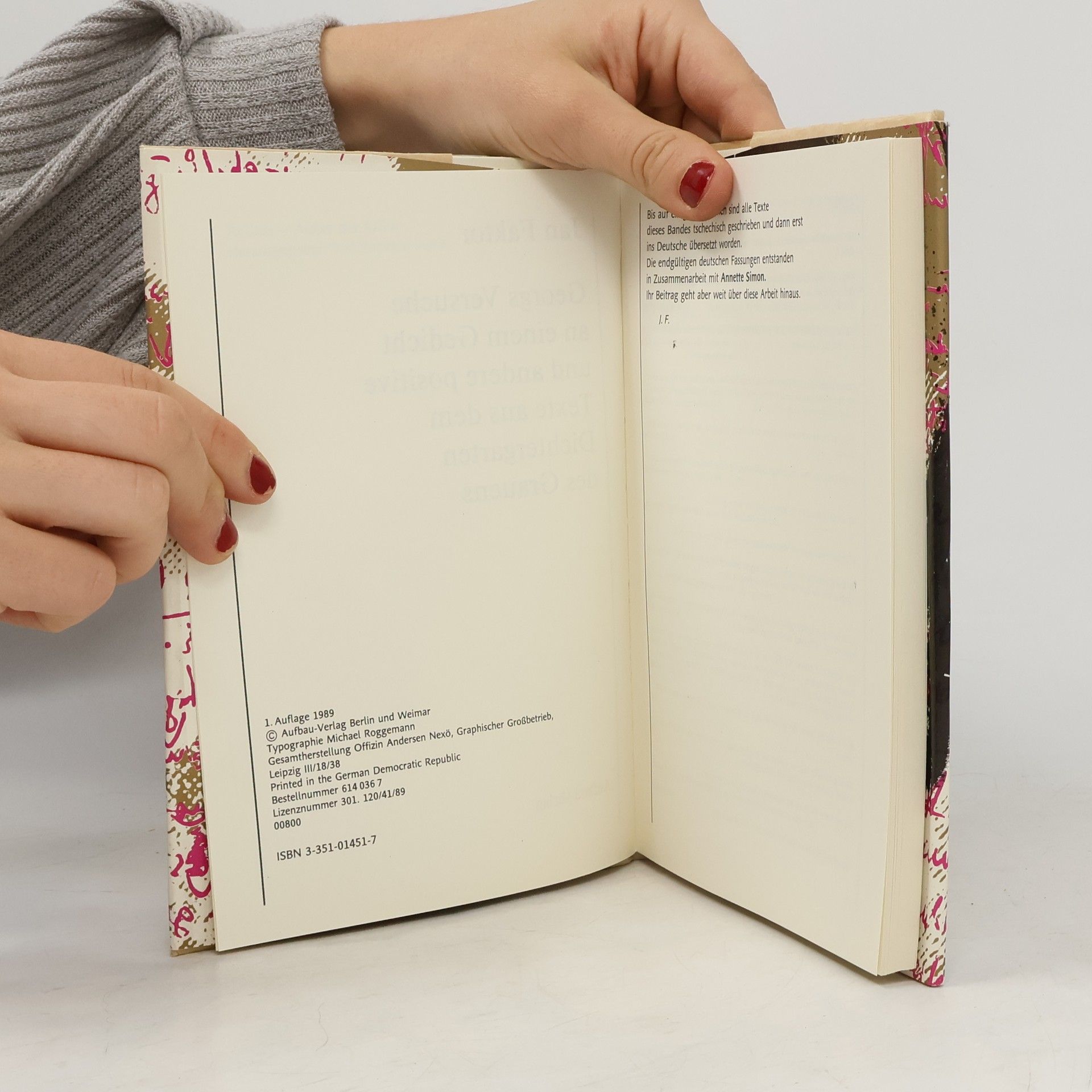 Jan Faktor Georgs Versuche an einem Gedicht und andere positive Texte aus dem Dichtergarten des Grauens