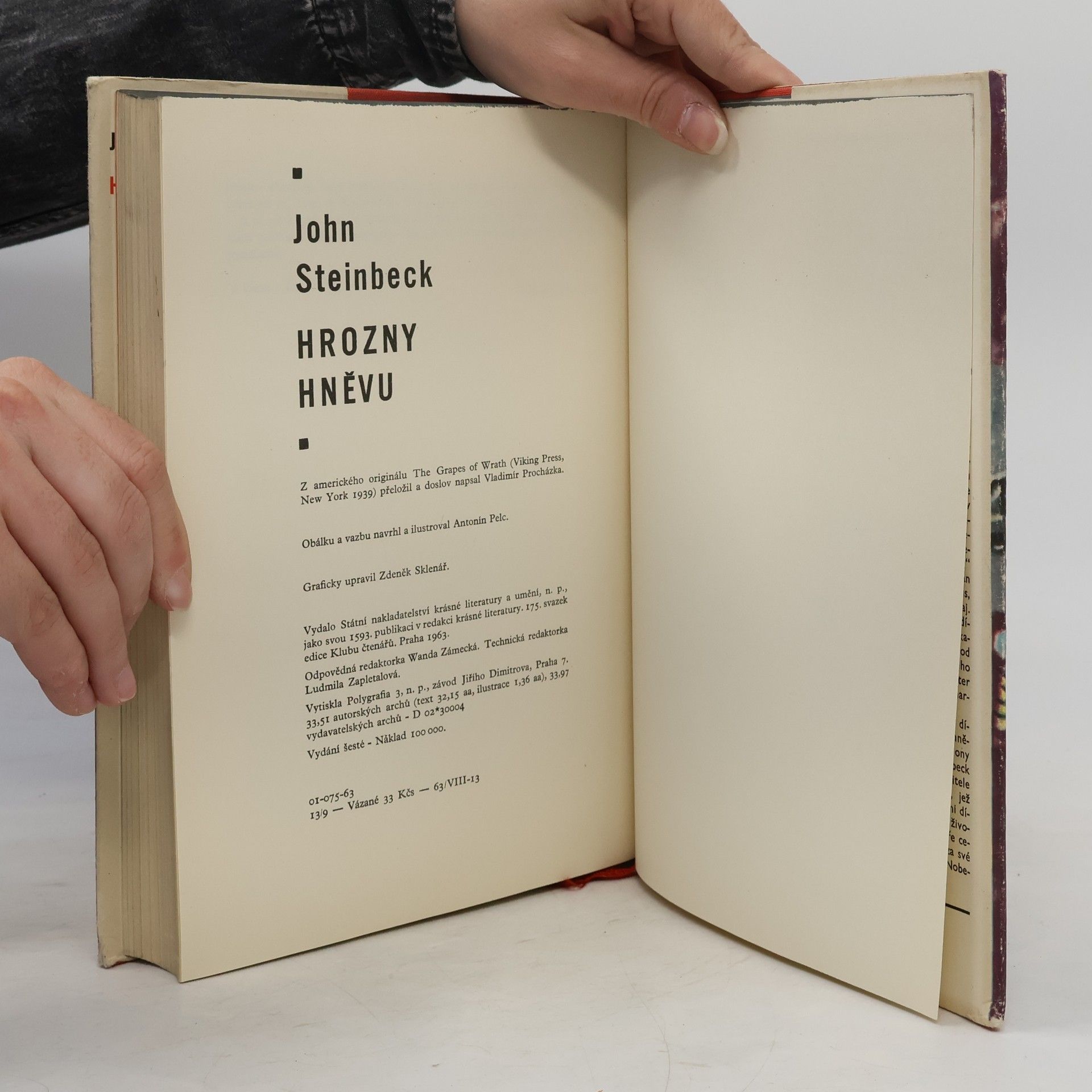 John Steinbeck Hrozny hněvu