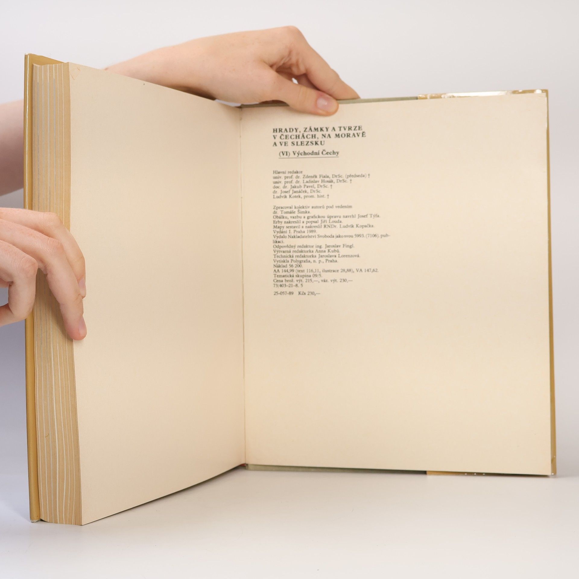 Various authors Hrady, zámky a tvrze v Čechách na Moravě a ve Slezsku VI. Východní Čechy