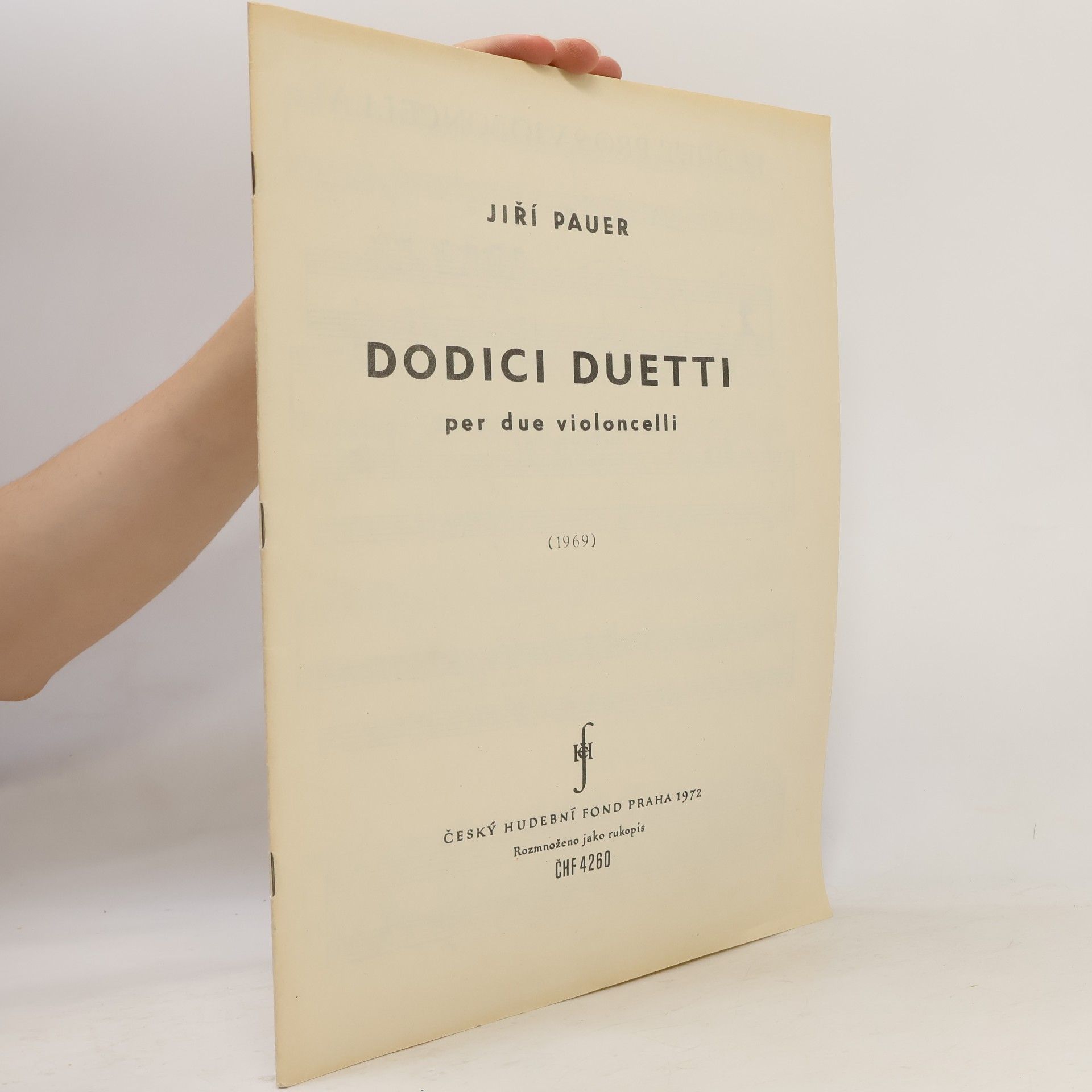Dodici duetti per due violoncelli (1969)