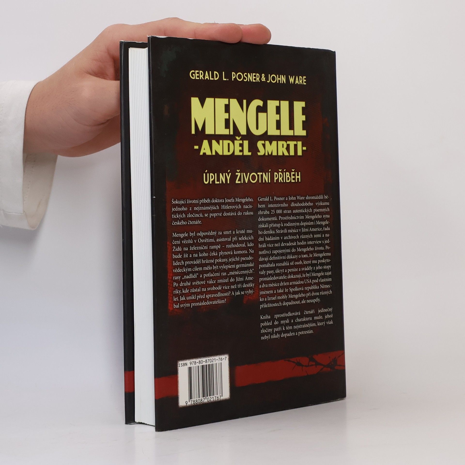 Gerald Posner Mengele - anděl smrti