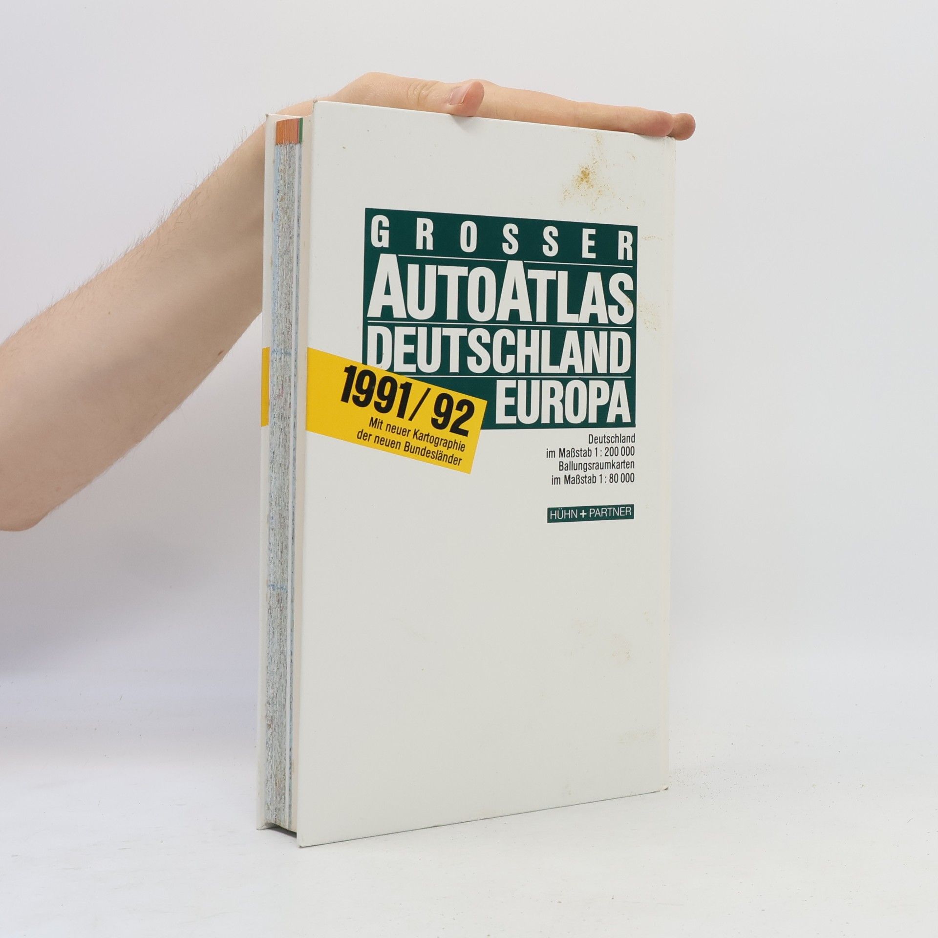 Autorenkollektiv Grosser Autoatlas Deutschland Europa 1991/92